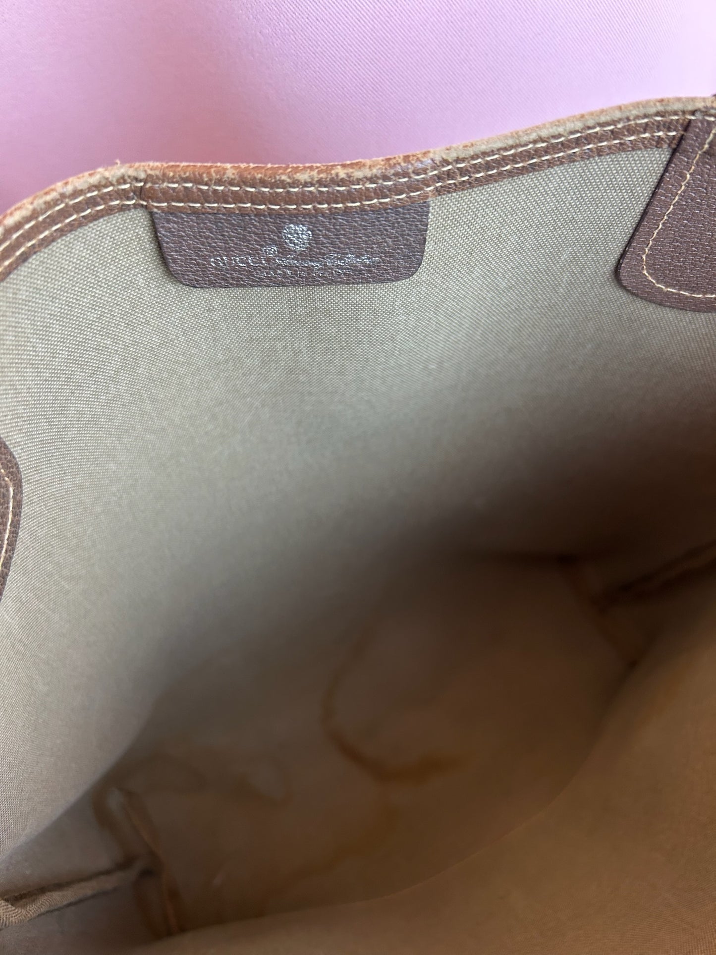 GUCCI MONOGRAM TOTE BAG