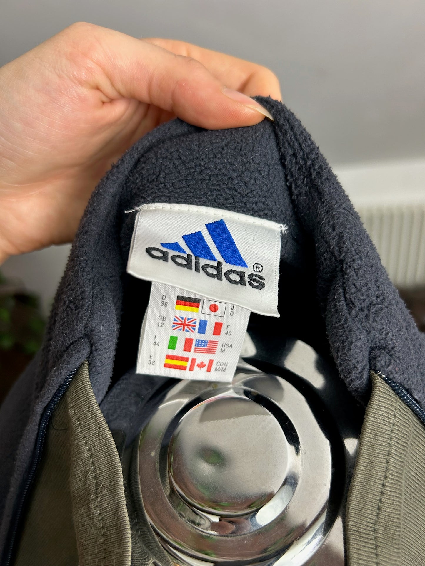 ULTRA RARE ADIDAS MULTIZIP FLEECE (M)