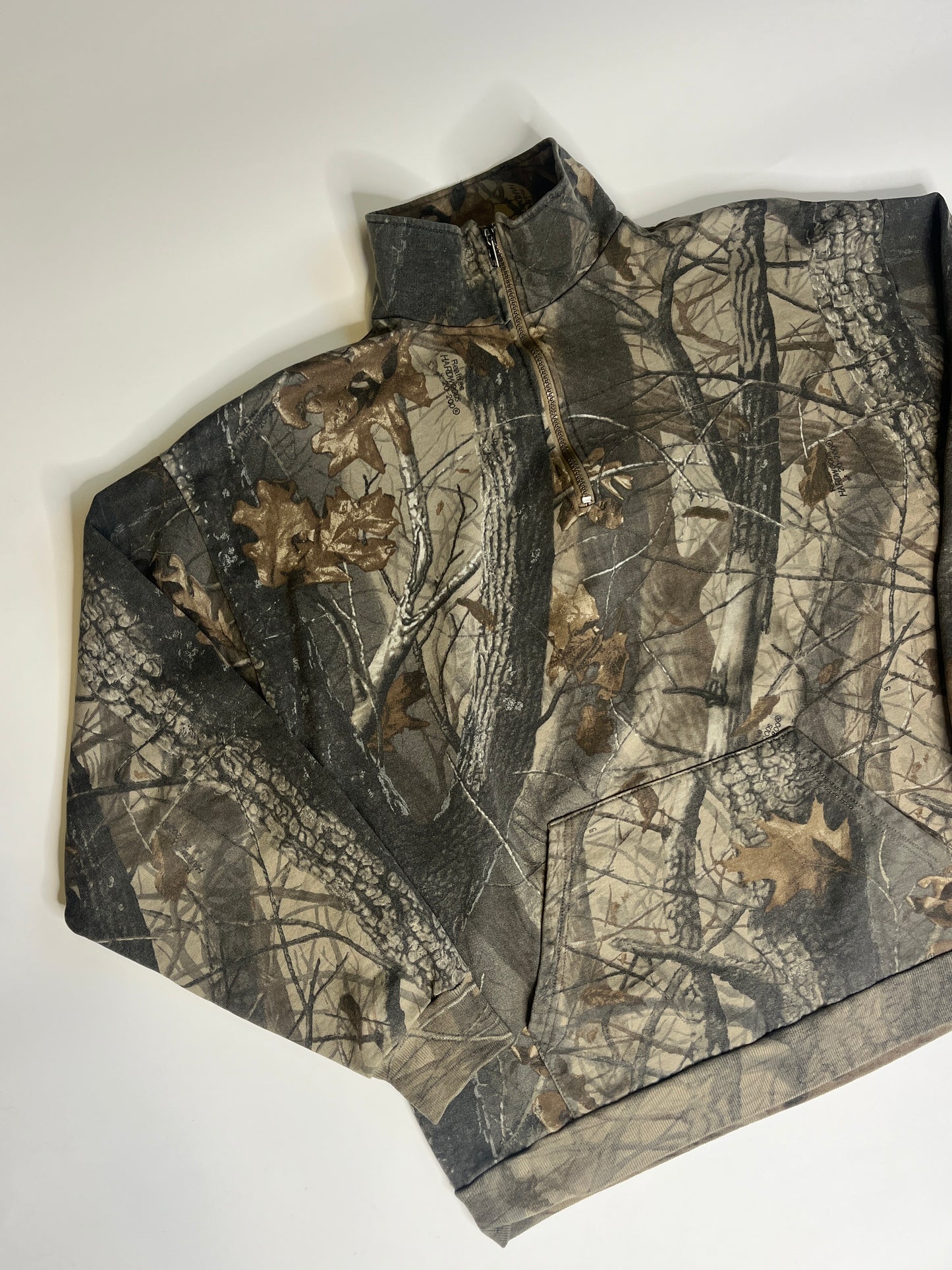 LIBERTY CAMO QUARTER ZIP SWEATER (M-L)