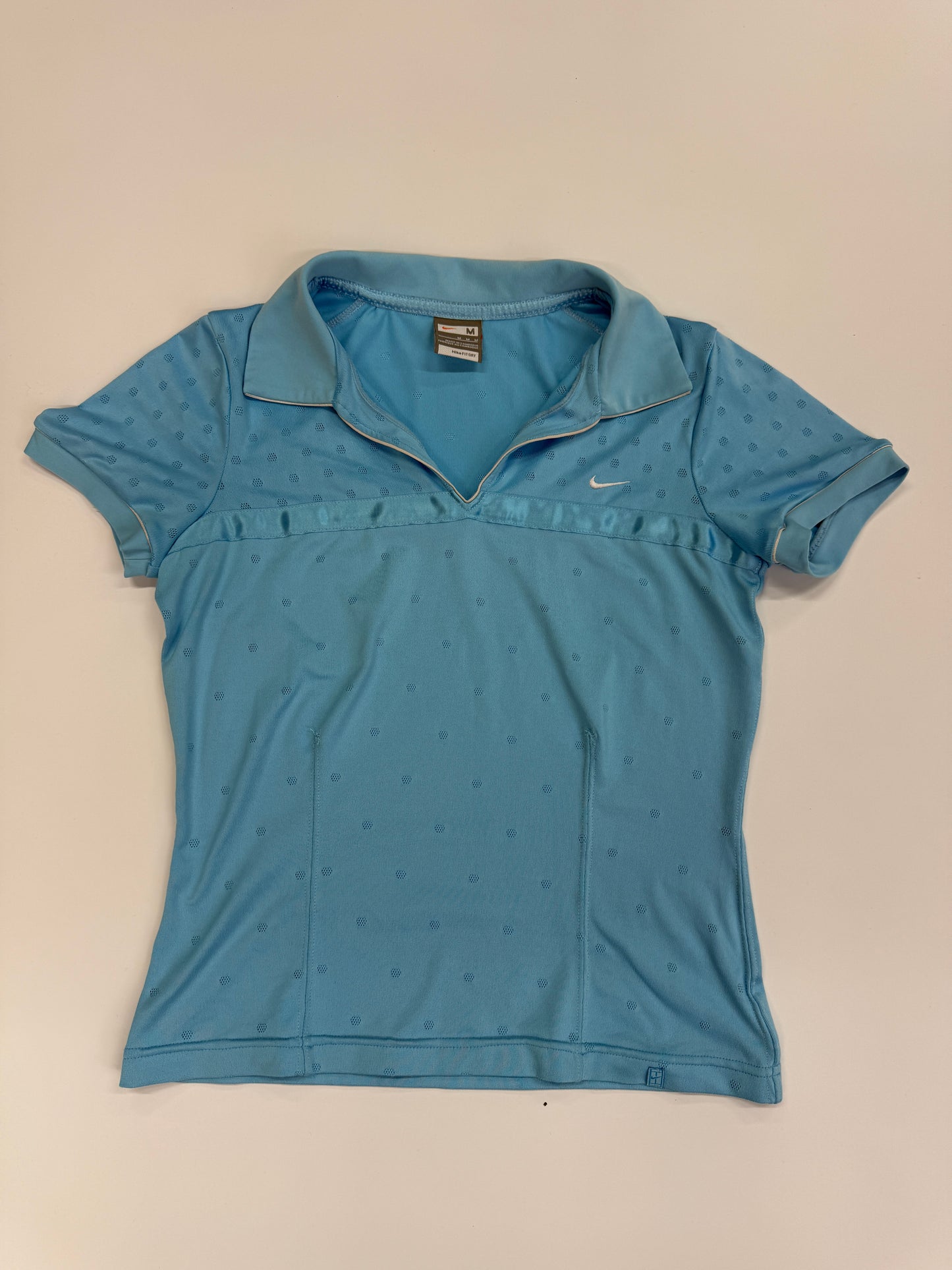 RARE NIKE 2000s DOTTED BABY TOP (M)