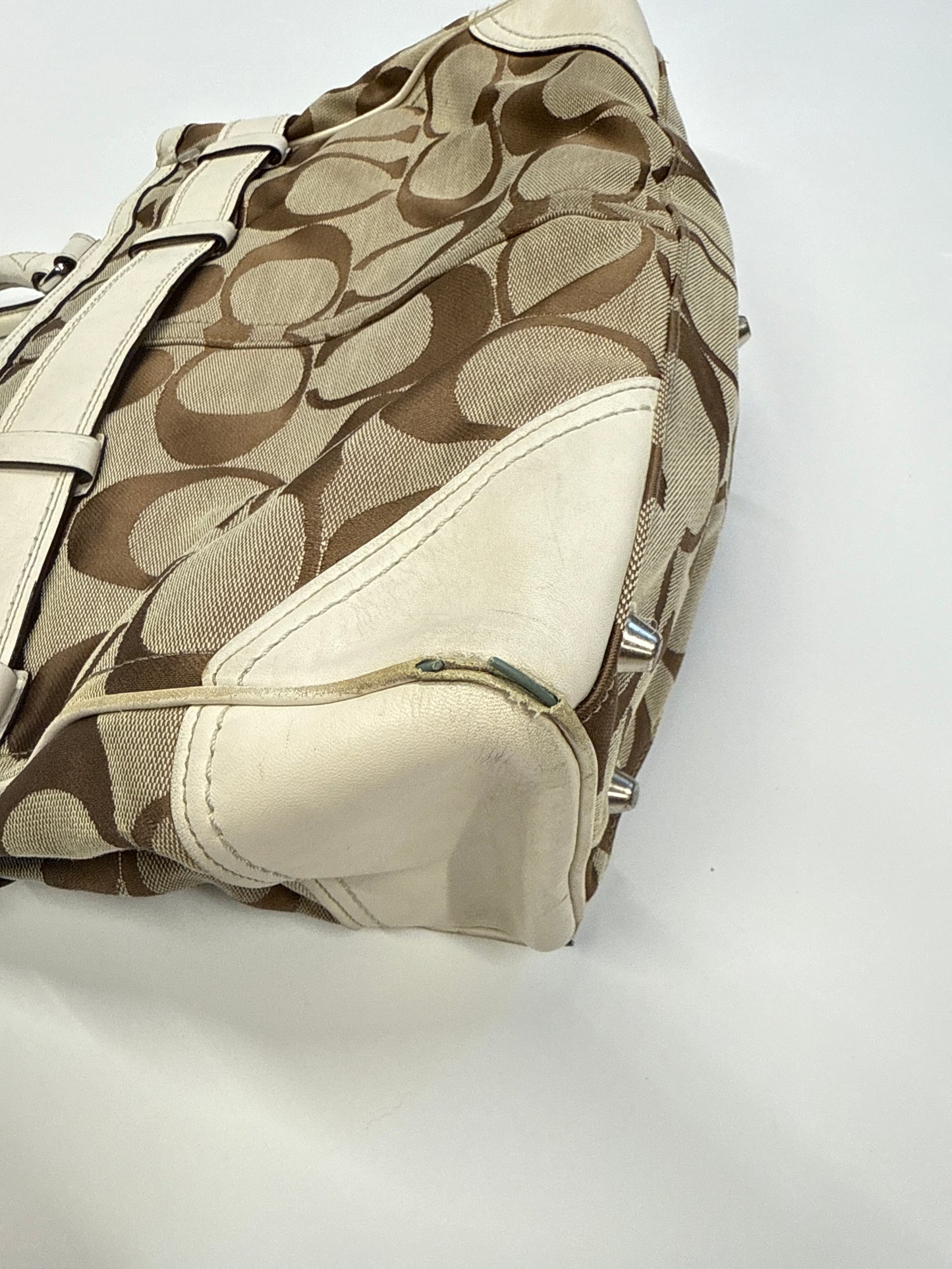 COACH MONOGRAM LEO PURSE BLUE
