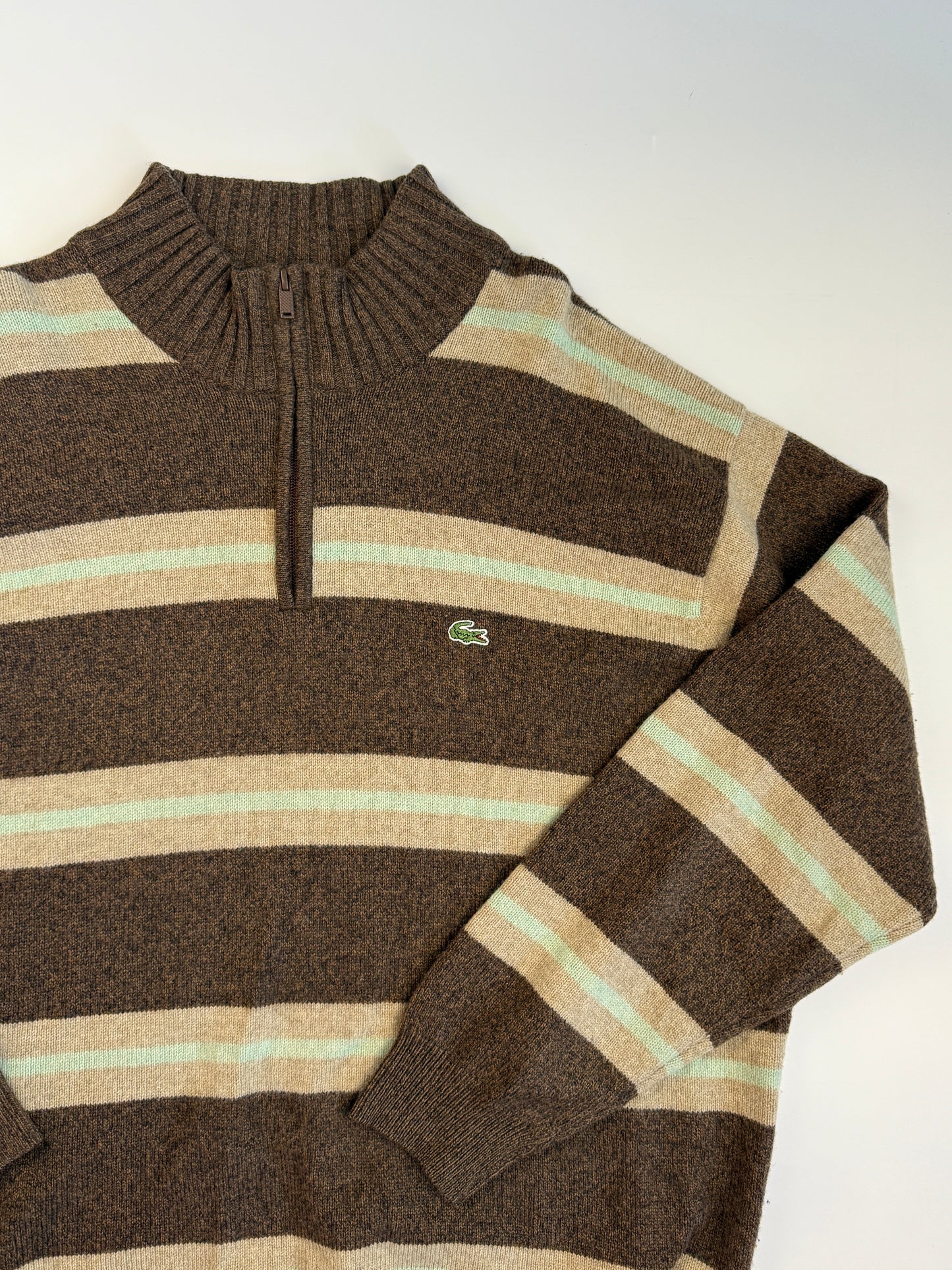 LACOSTE WOOL KNIT SWEATER (XL)