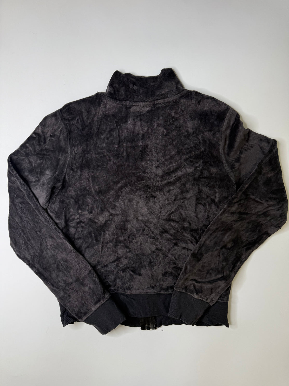 PINK GLITTER ZIP JACKET (CHARCOAL)