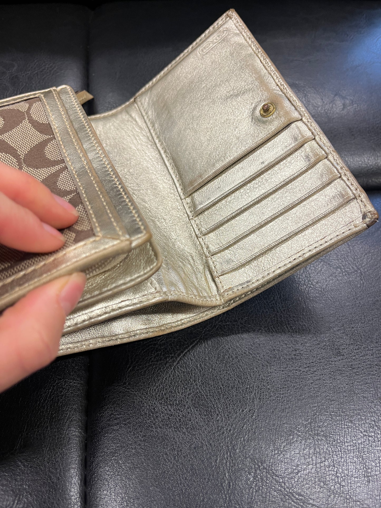 COACH WALLET MONOGRAM