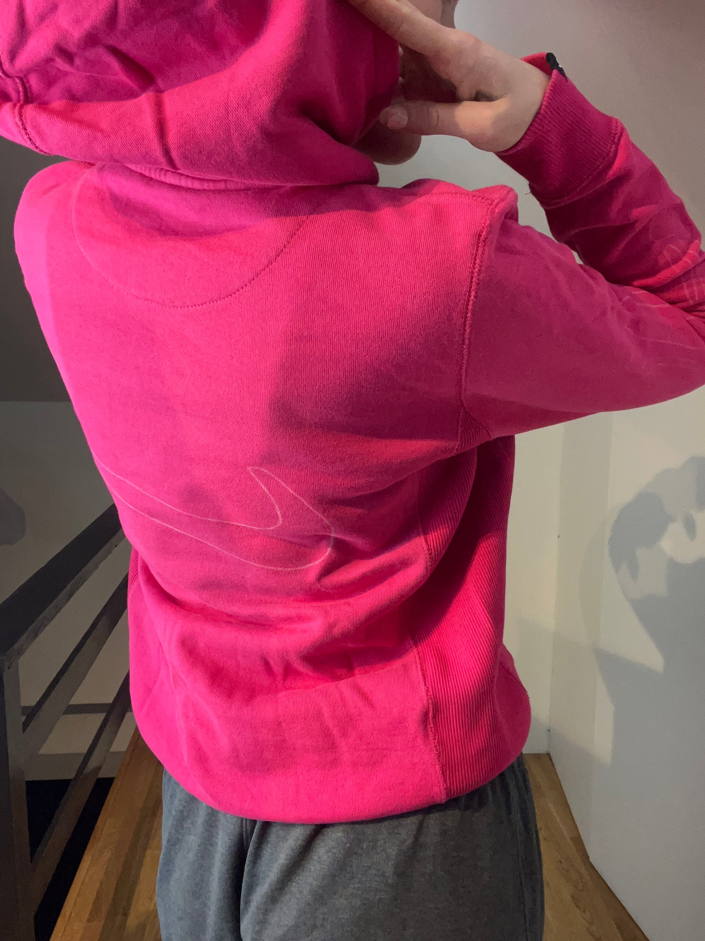 RARE! PINK NIKE SCELETON HOODIE (S)