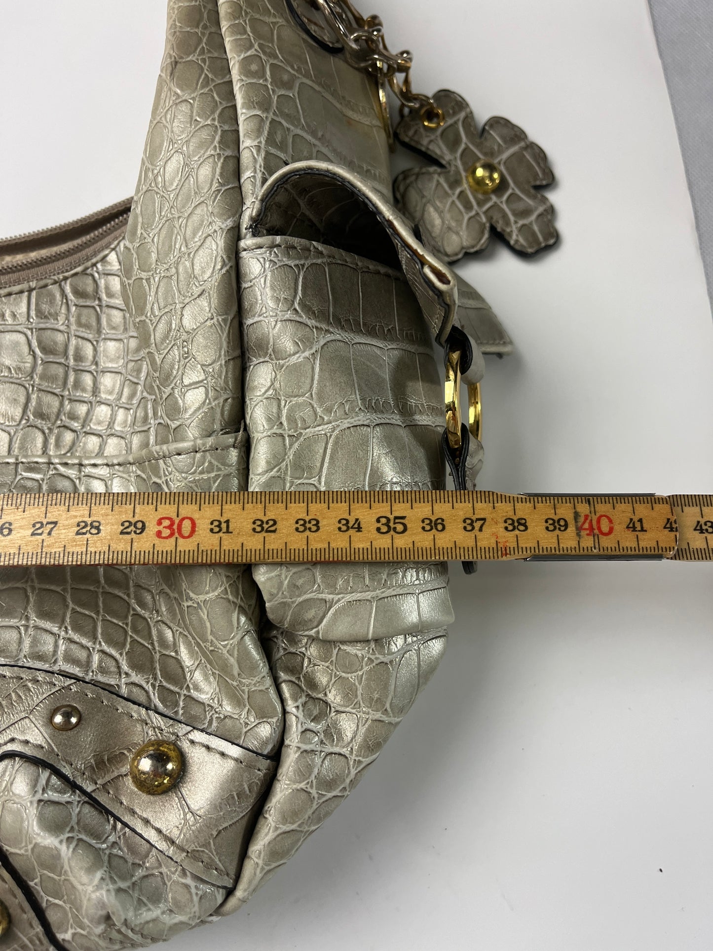GUESS BAG GOLD RHINESTONE