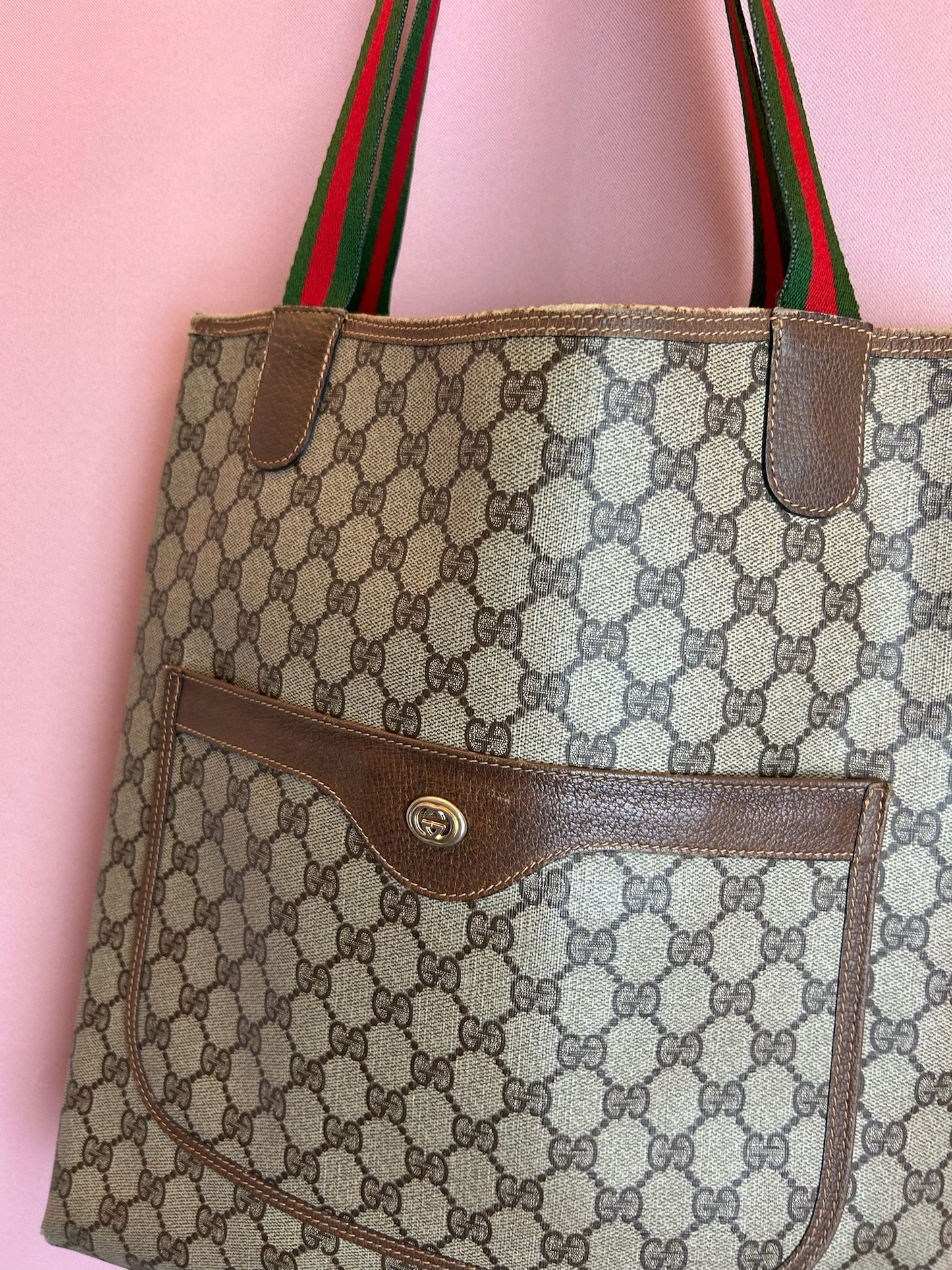 GUCCI MONOGRAM TOTE BAG