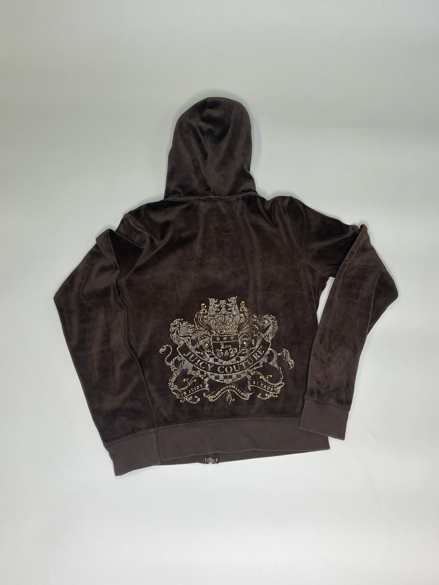 JUICY COUTURE ZIPPER BROWN 2000s (M)