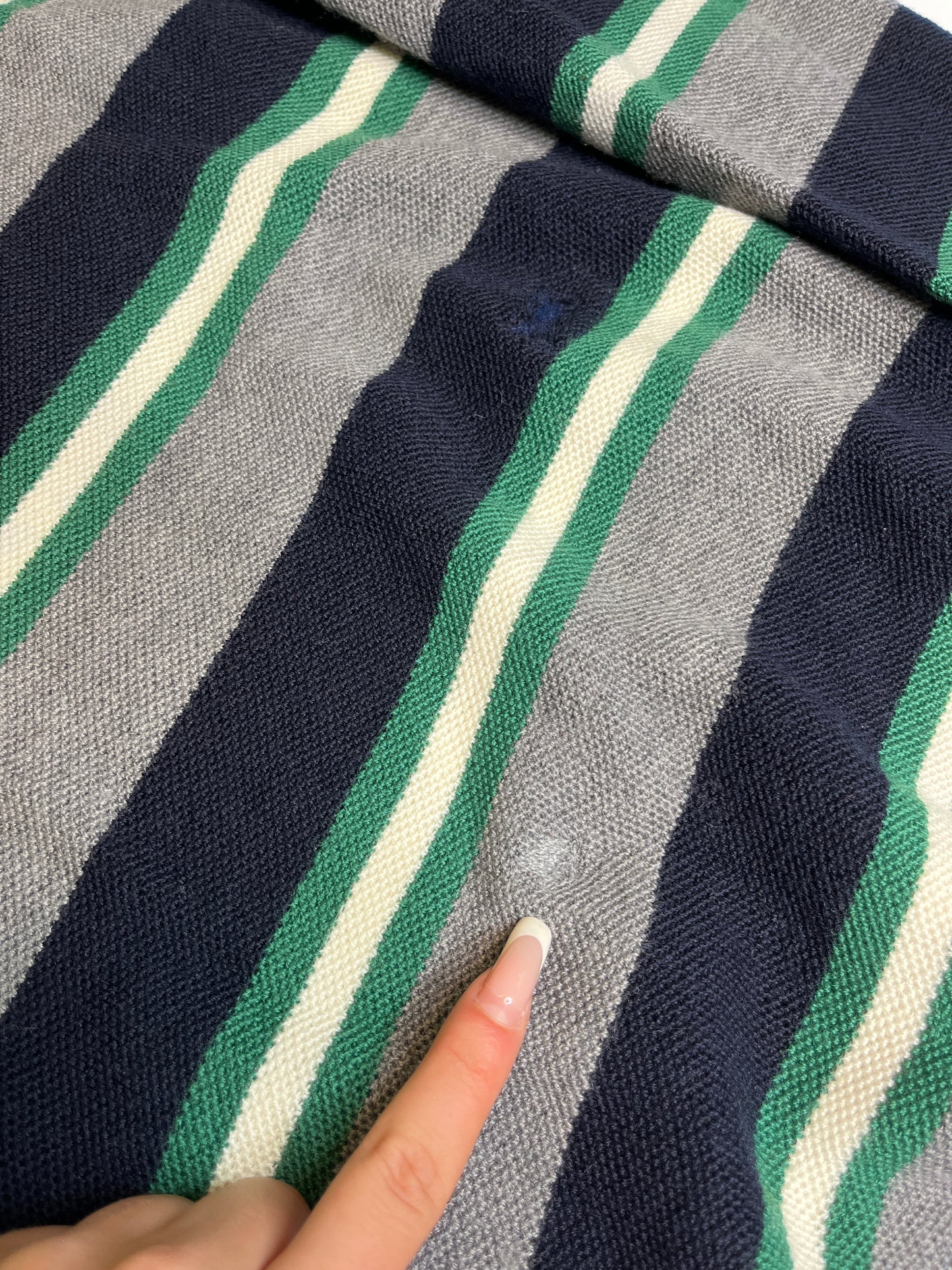 LACOSTE KNIT SWEATER STRIPED (XL)
