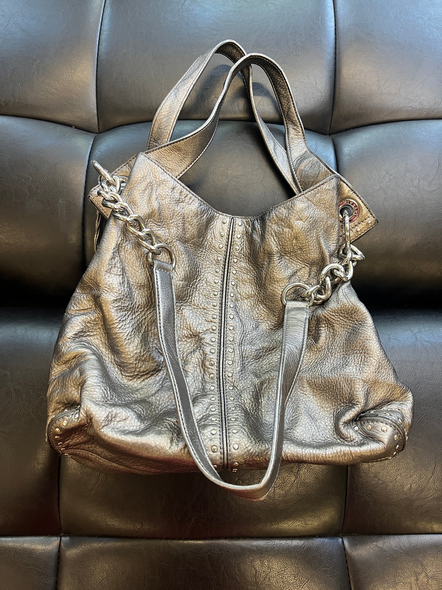 MICHAEL KORS SILVER BAG