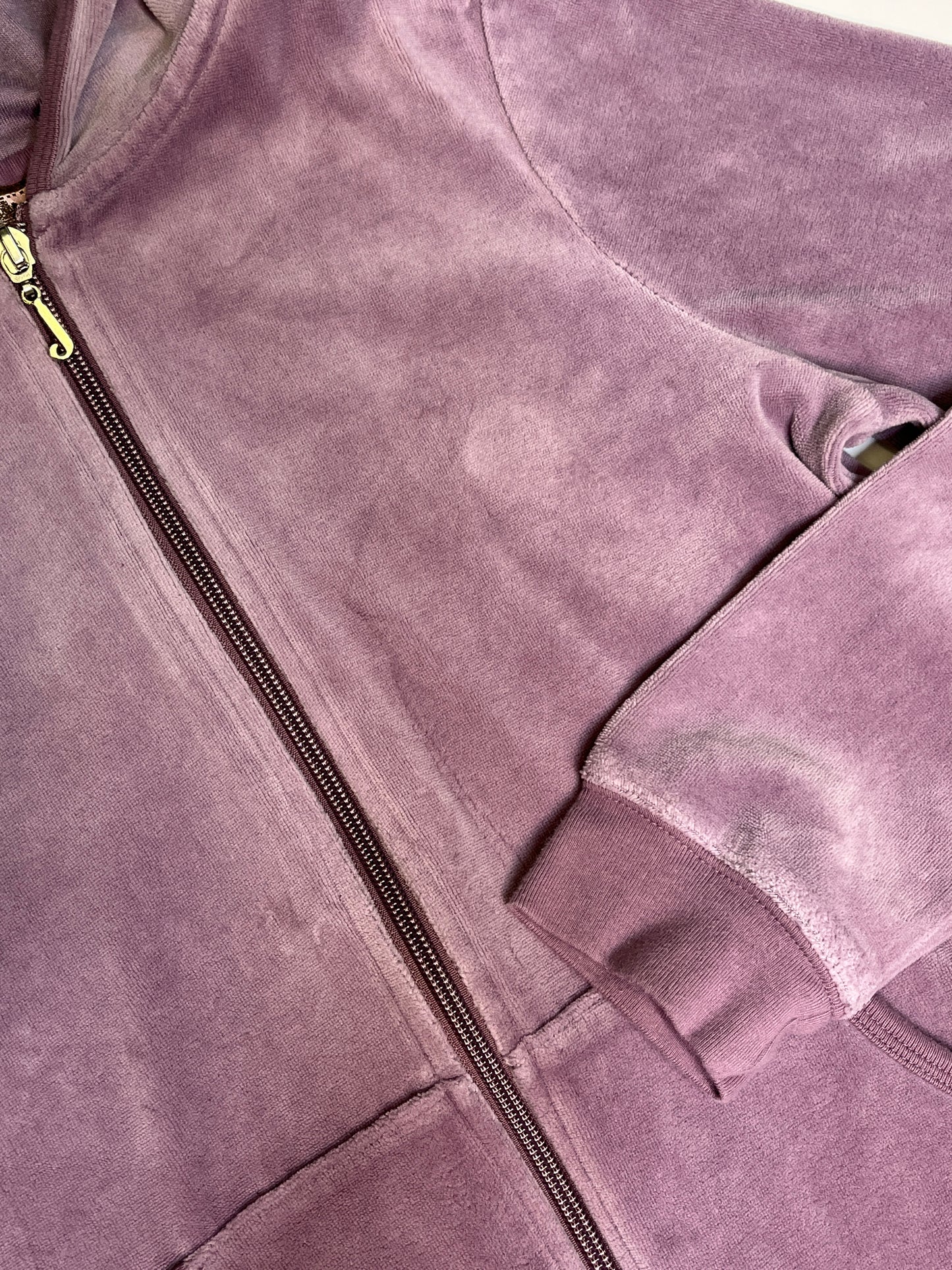 JUICY COUTURE ZIPPER PURPLE 2000s (S)