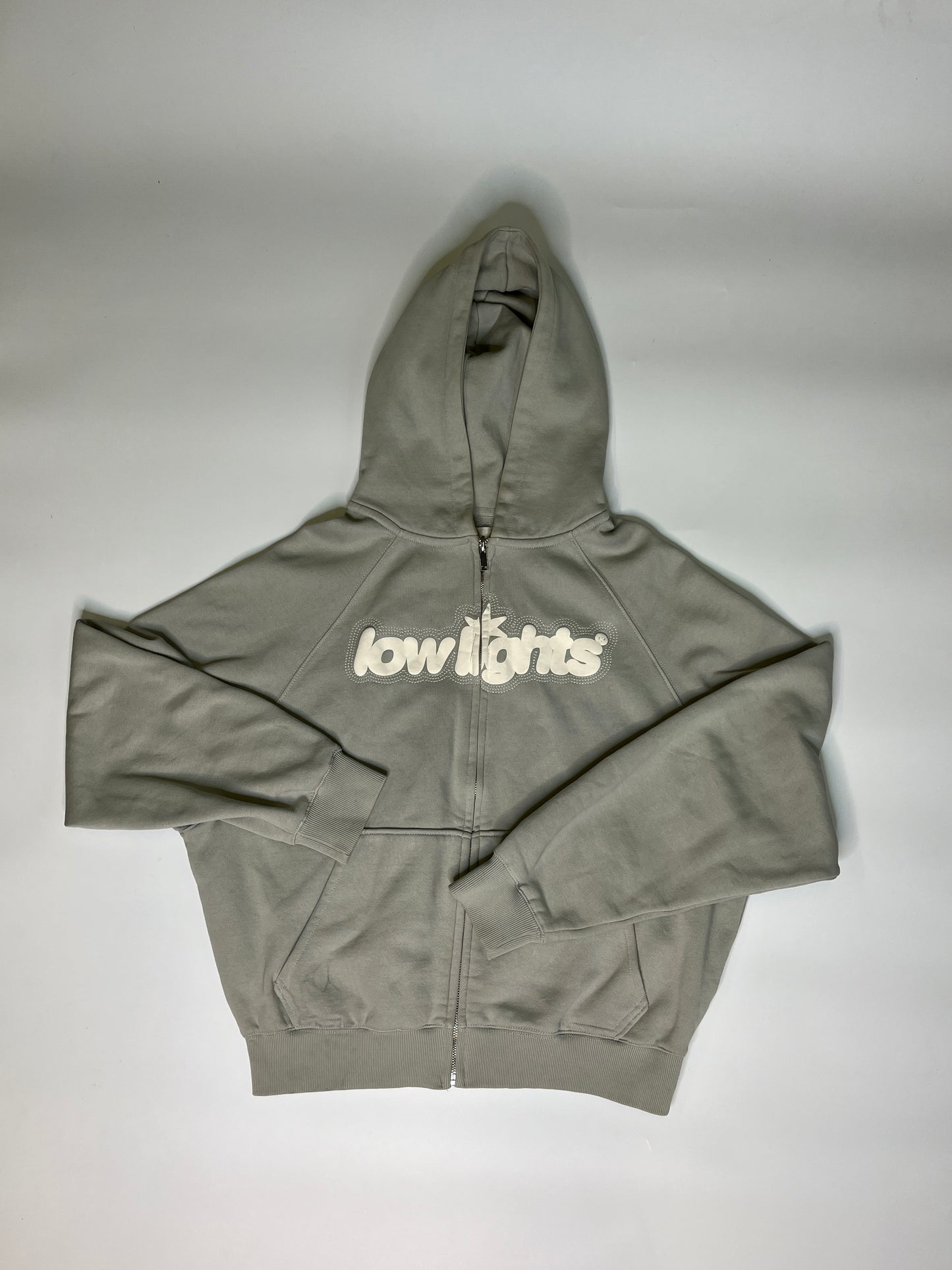 LOW LIGHTS ZIP UP HOODIE (M)