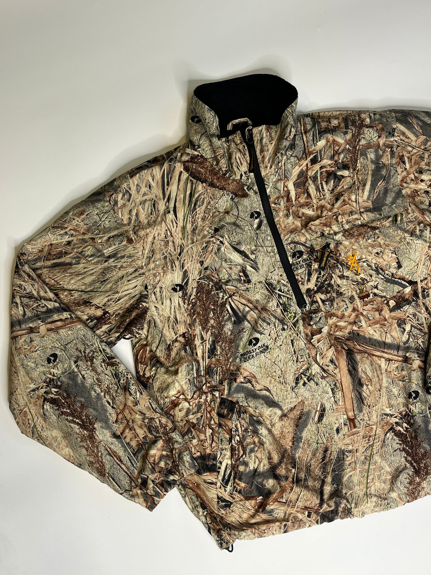 CAMO QUARTER ZIP JACKET (M)