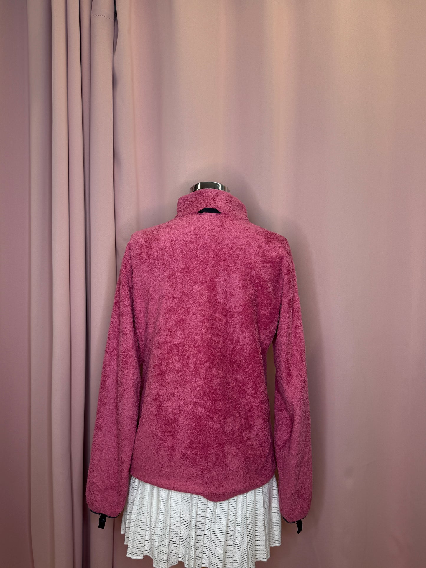 THE NORTH FACE FLEECE ZIPPER PINK (M)