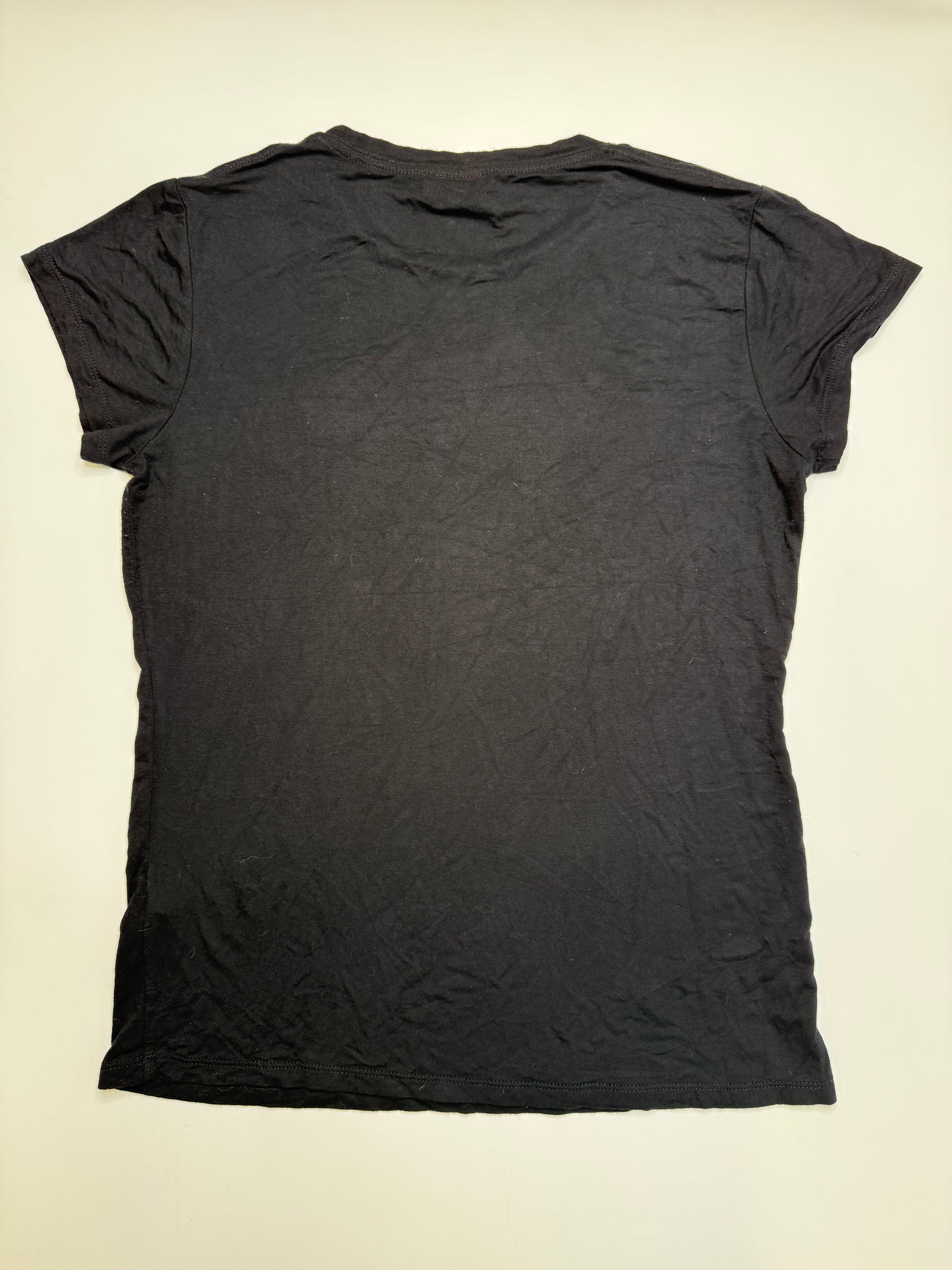 BEBE VINTAGE RHINESTONE LOGO T-SHIRT (L)