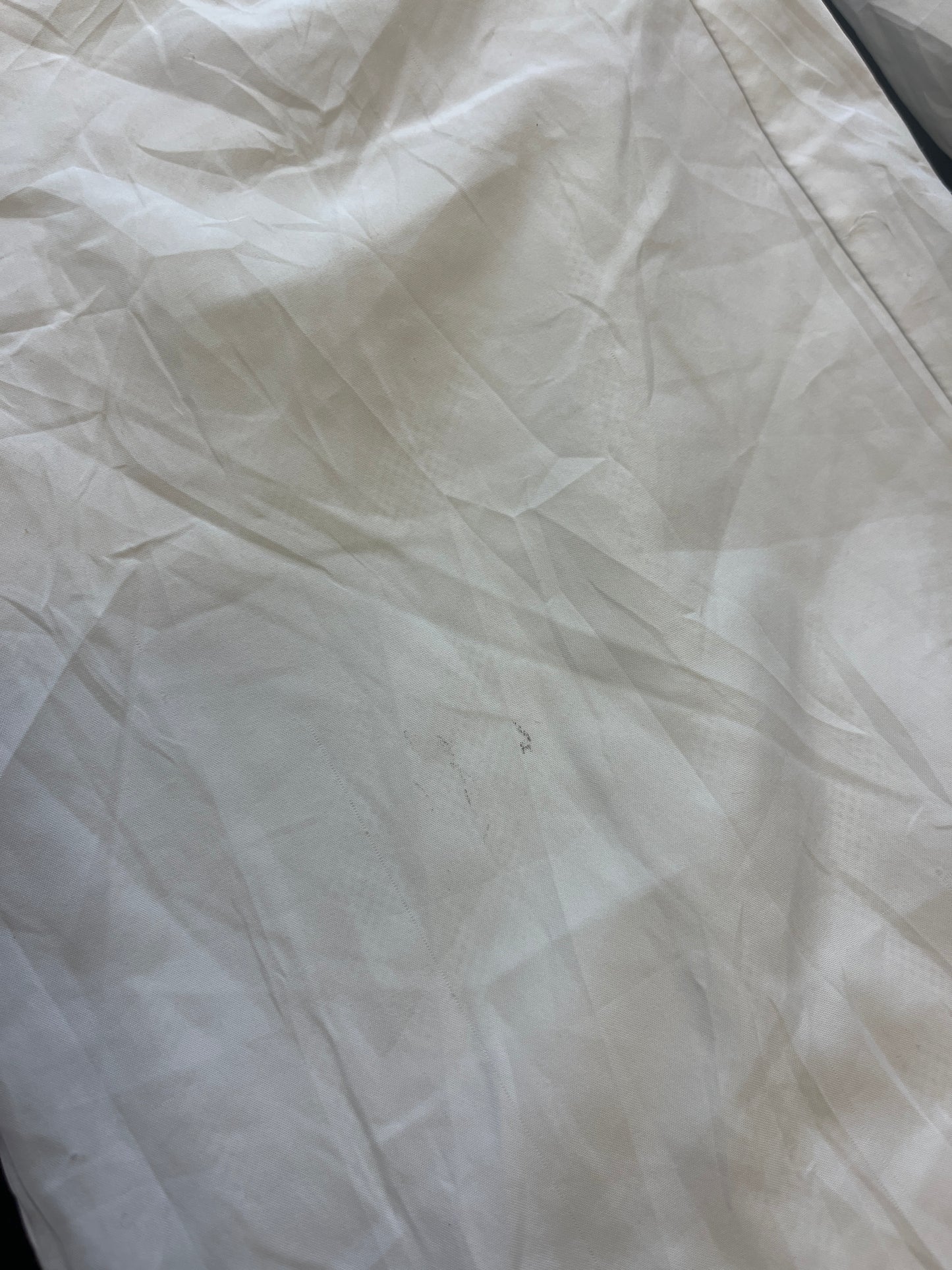 WHITE REEBOK TRACK PANTS (M)
