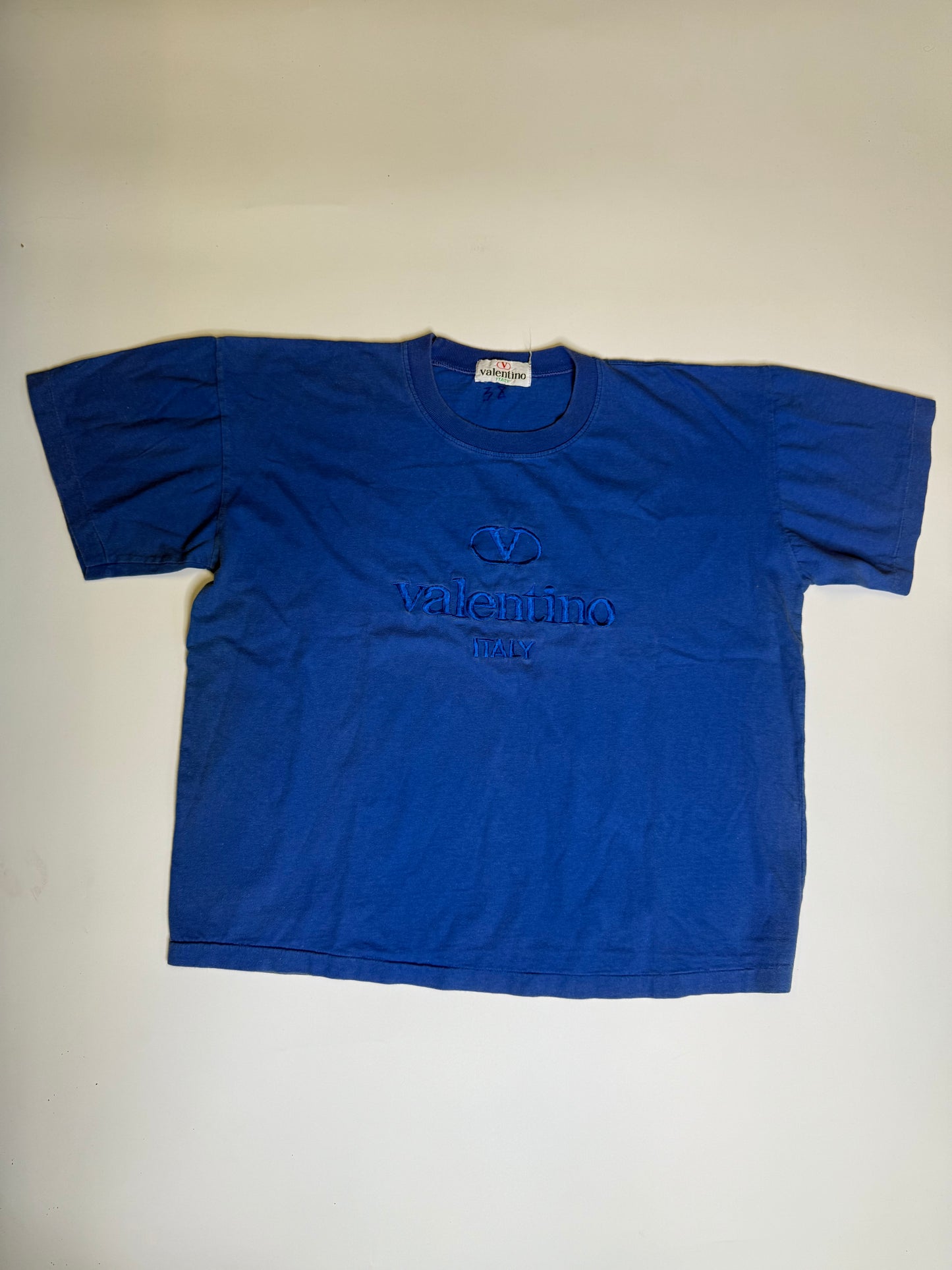 BLUE BOXIE VINTAGE VALENTINO SHIRT (M/L)
