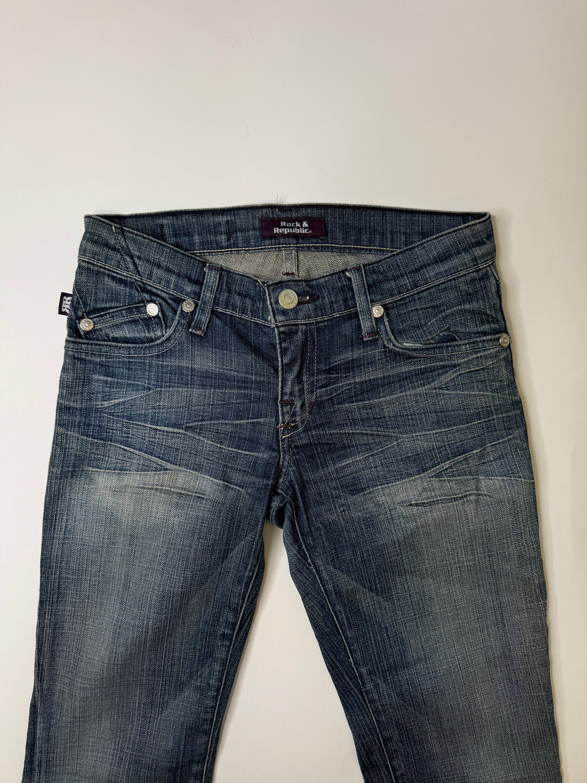 ROCK & REPUBLIC JEANS – DARK WASH (24, ~XS)