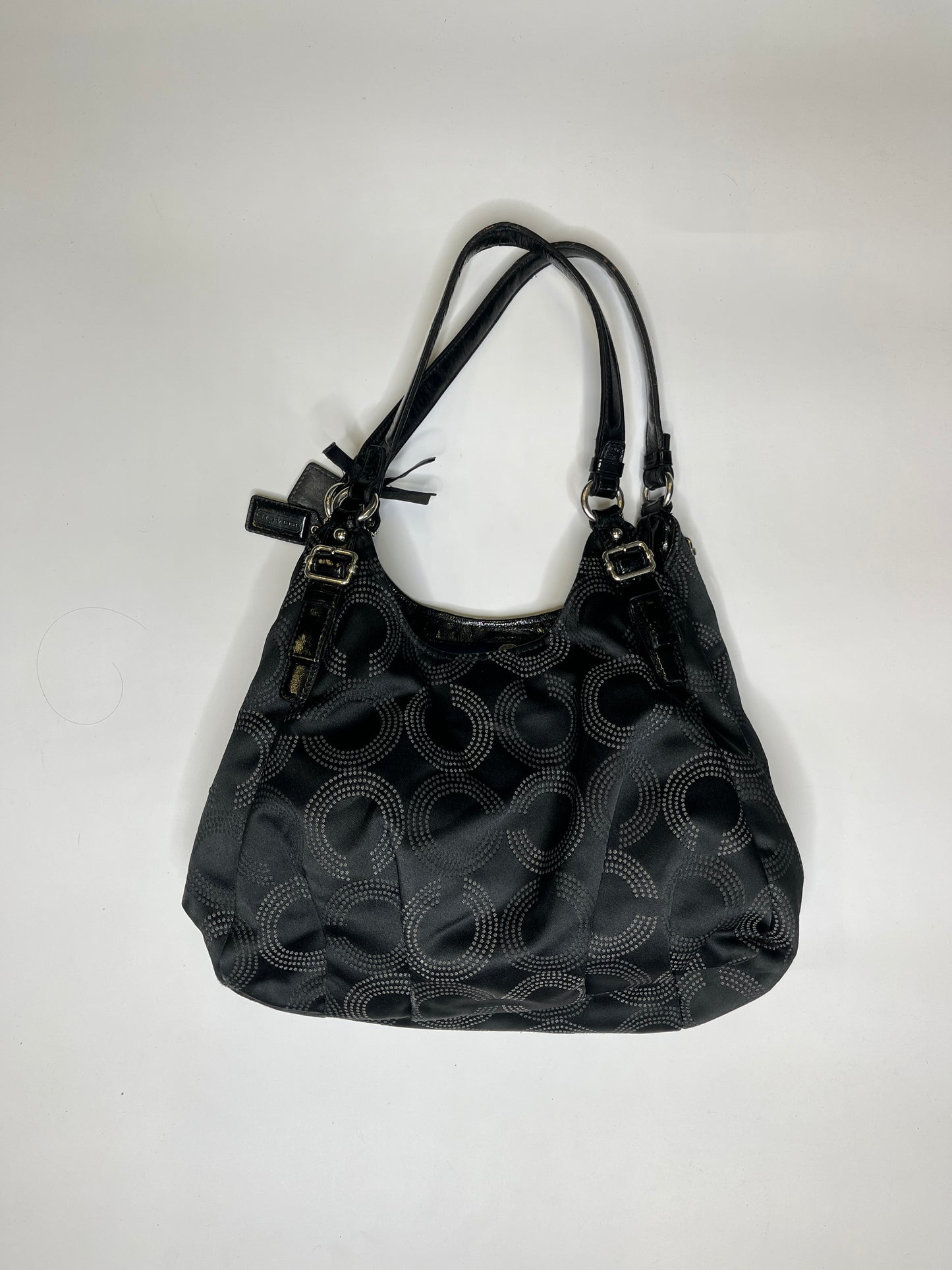 BLACK COACH MONOGRAM PURSE