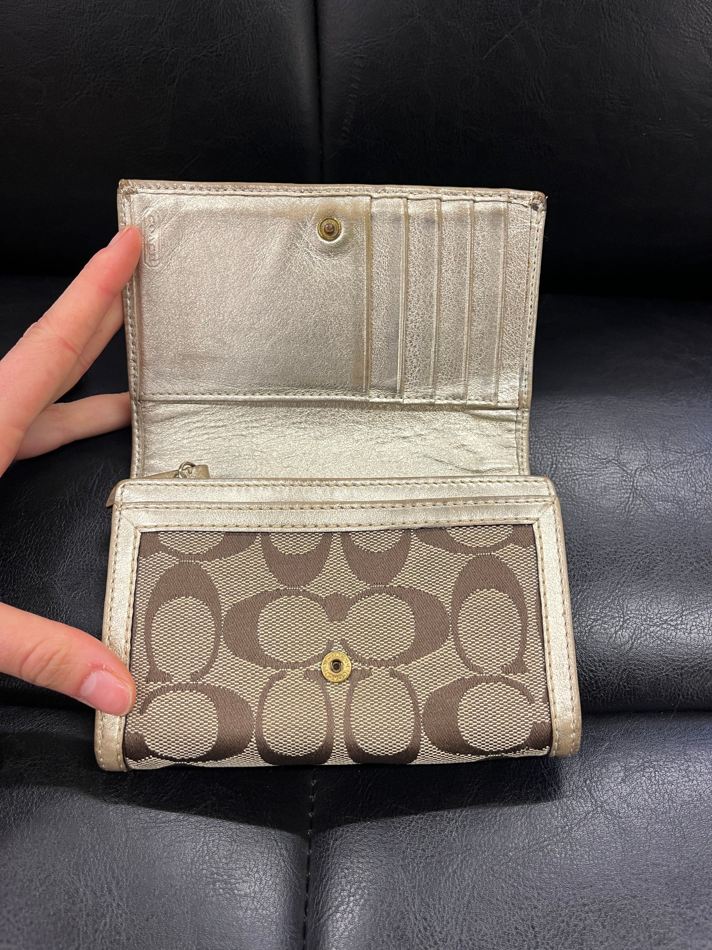 COACH WALLET MONOGRAM