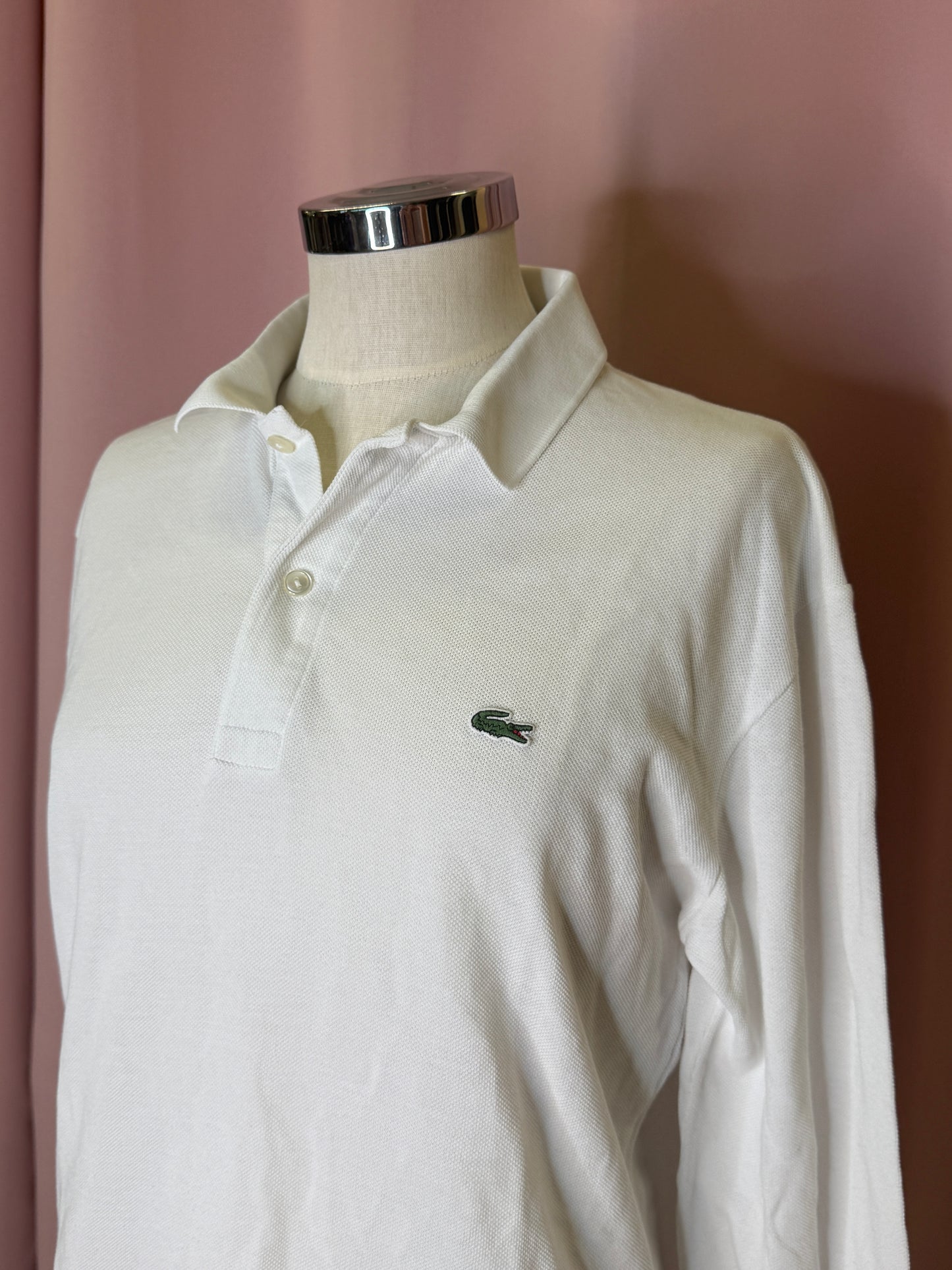LACOSTE LONGSLEEVE WHITE (~M)