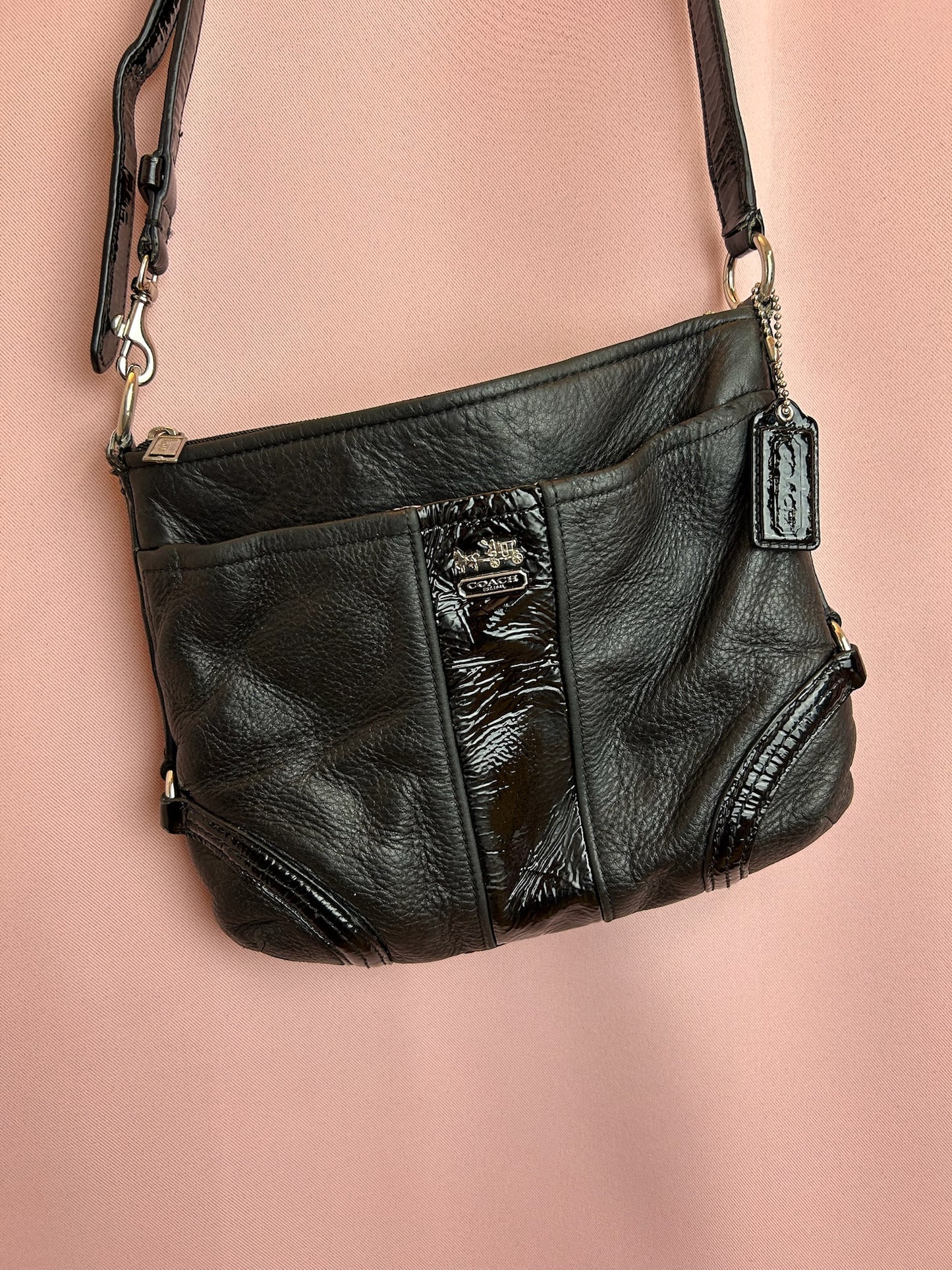 COACH CROSSBODY BAG REAL LEATHER