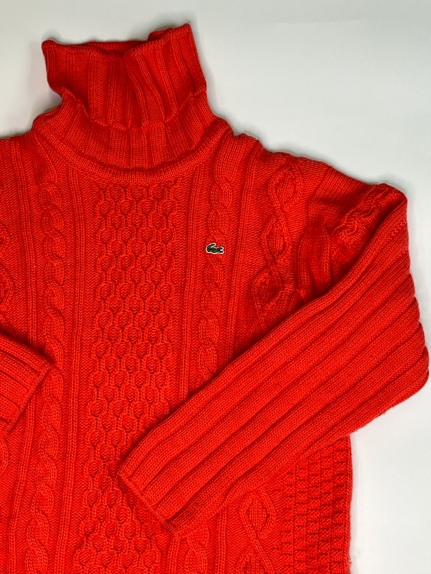 LACOSTE WOOL KNIT SWEATER (S)