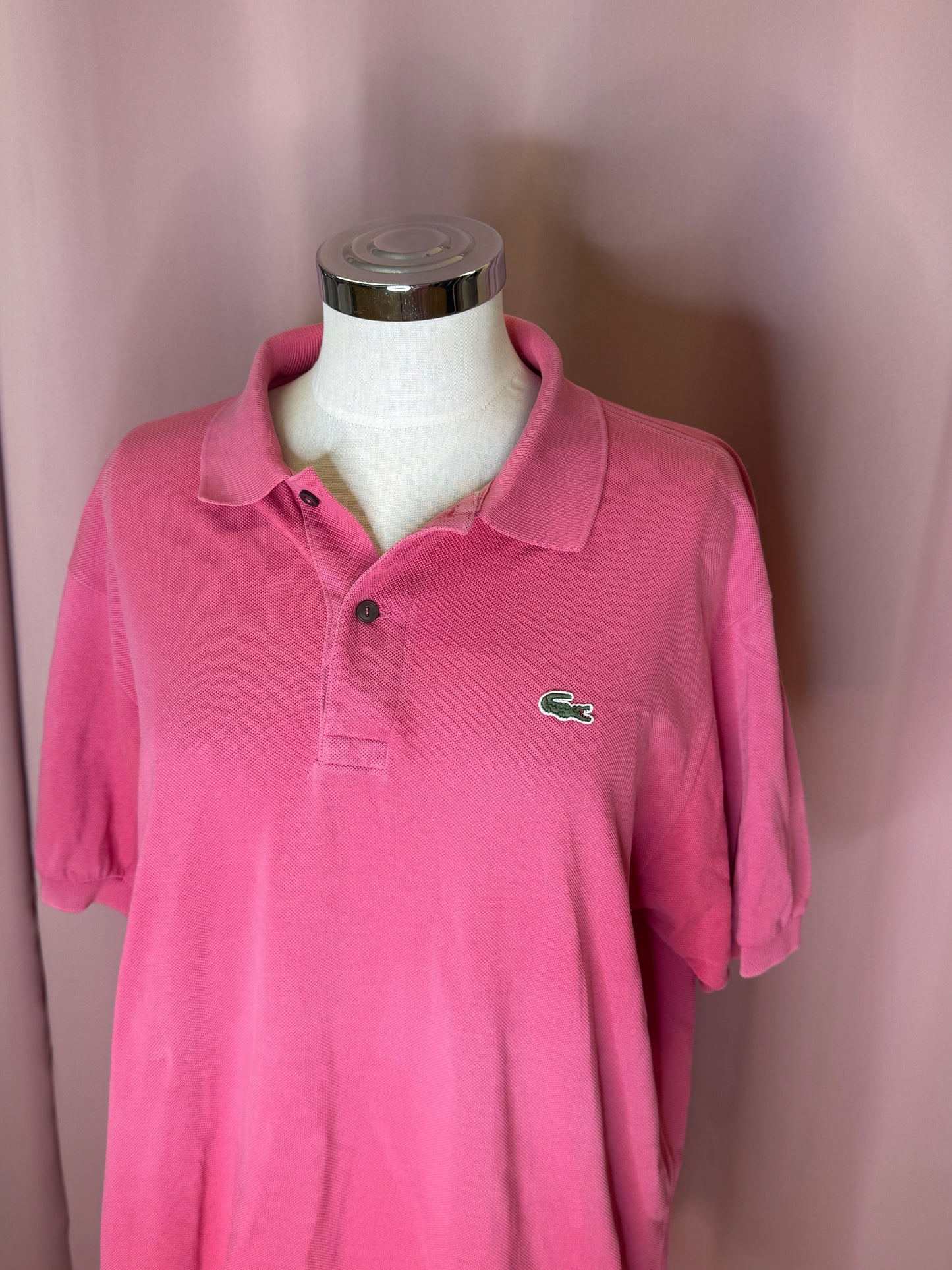 LACOSTE POLO PINK (~L)