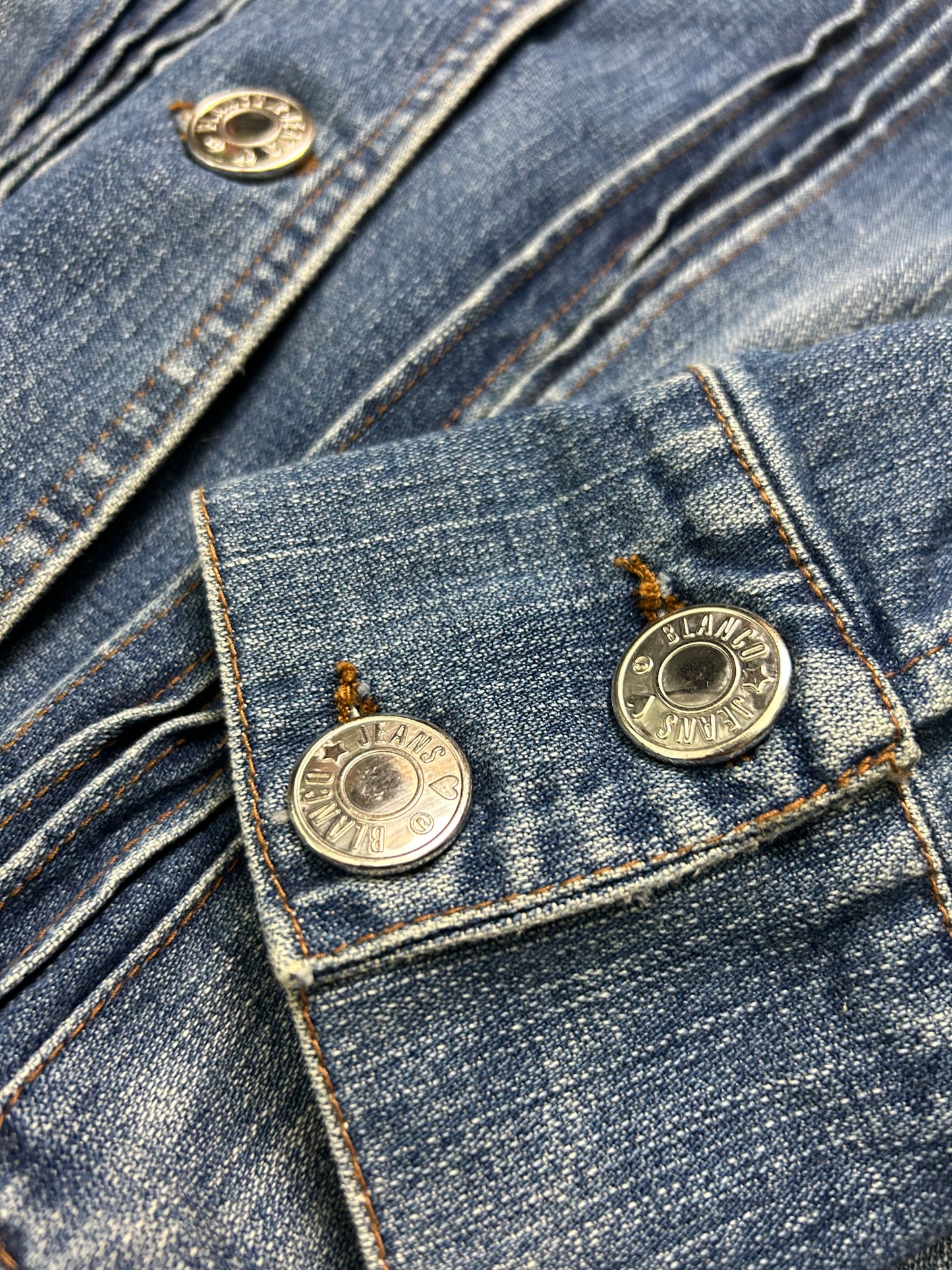 BLANCO JEANS BLAZER RUFFLED (S)