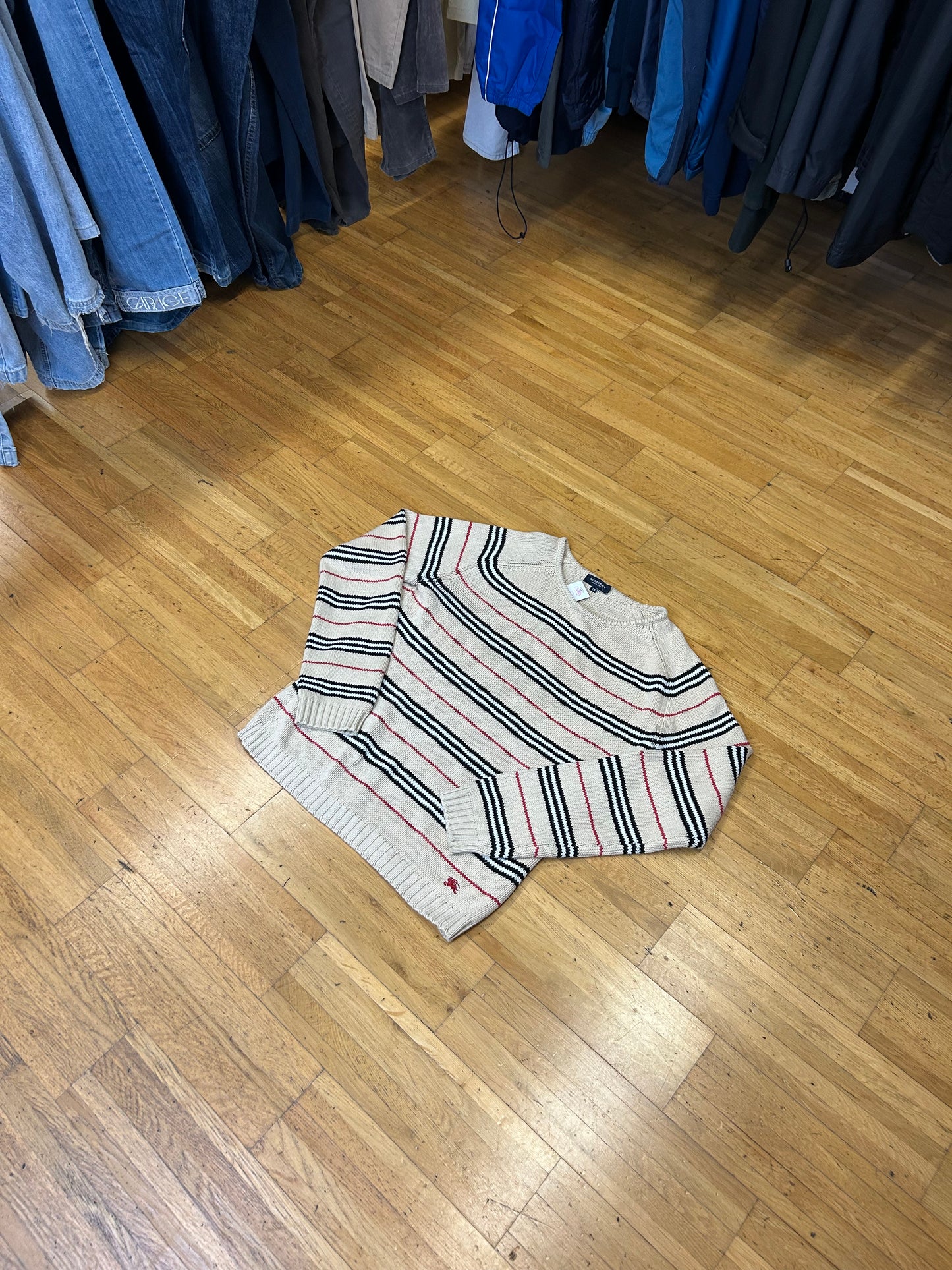 BURBERRY KNIT SWEATER (wmns M)