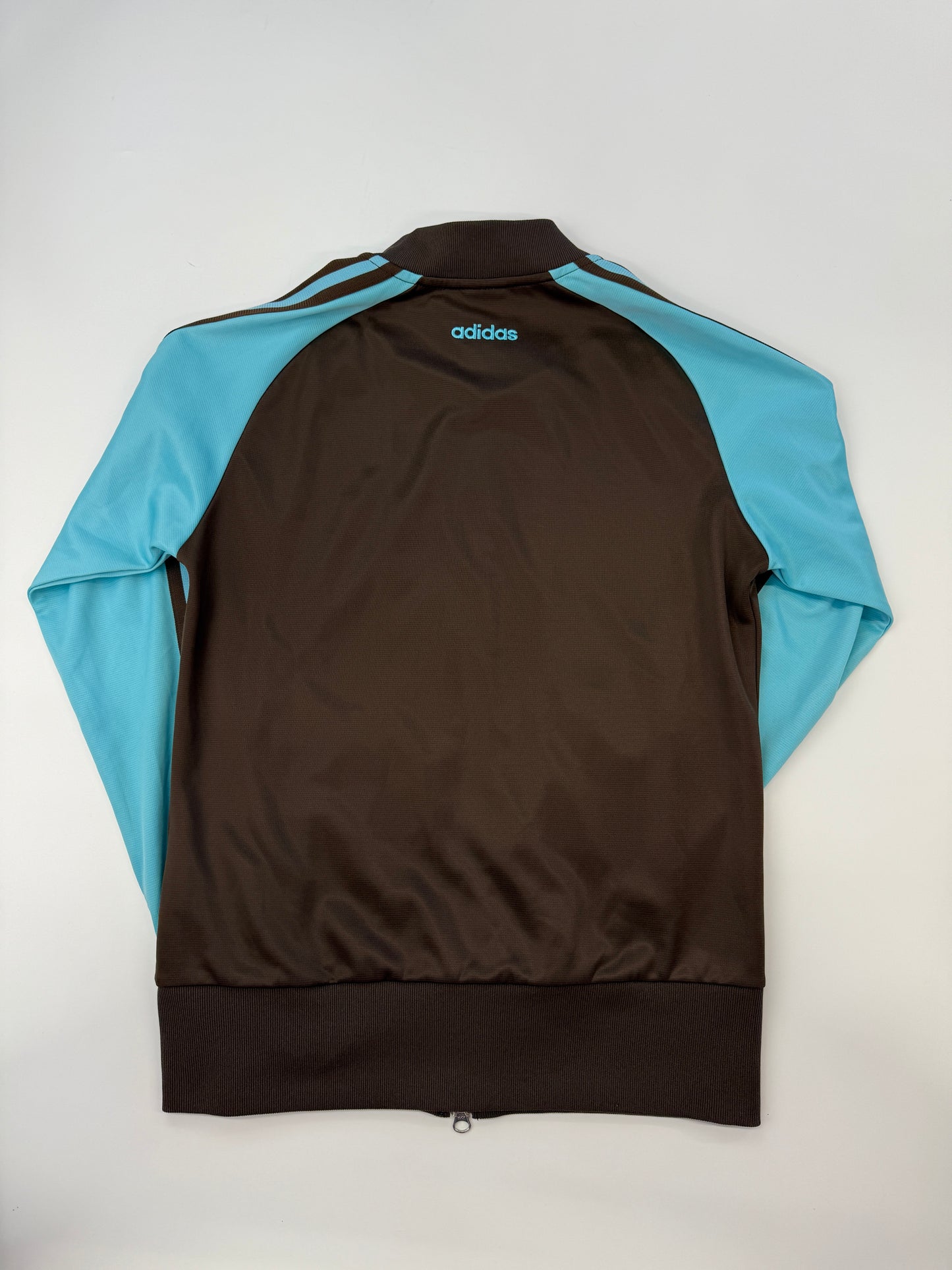 ADIDAS ZIPPER 2000s BLACK/BLUE (M)