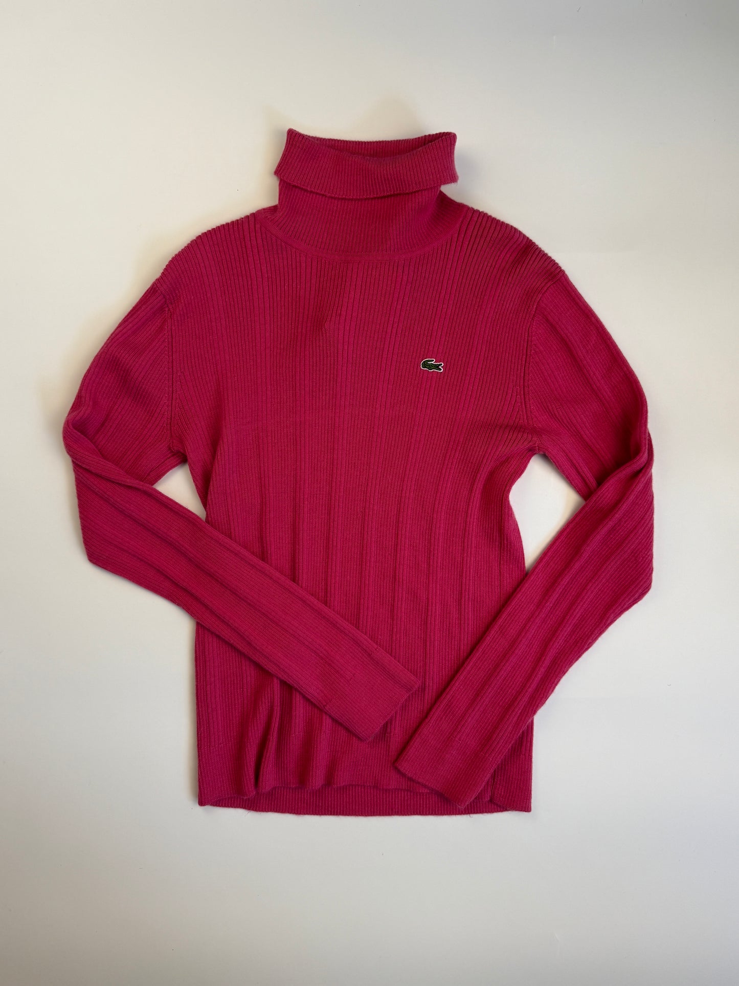 LACOSTE WOOL KNIT SWEATER (M)