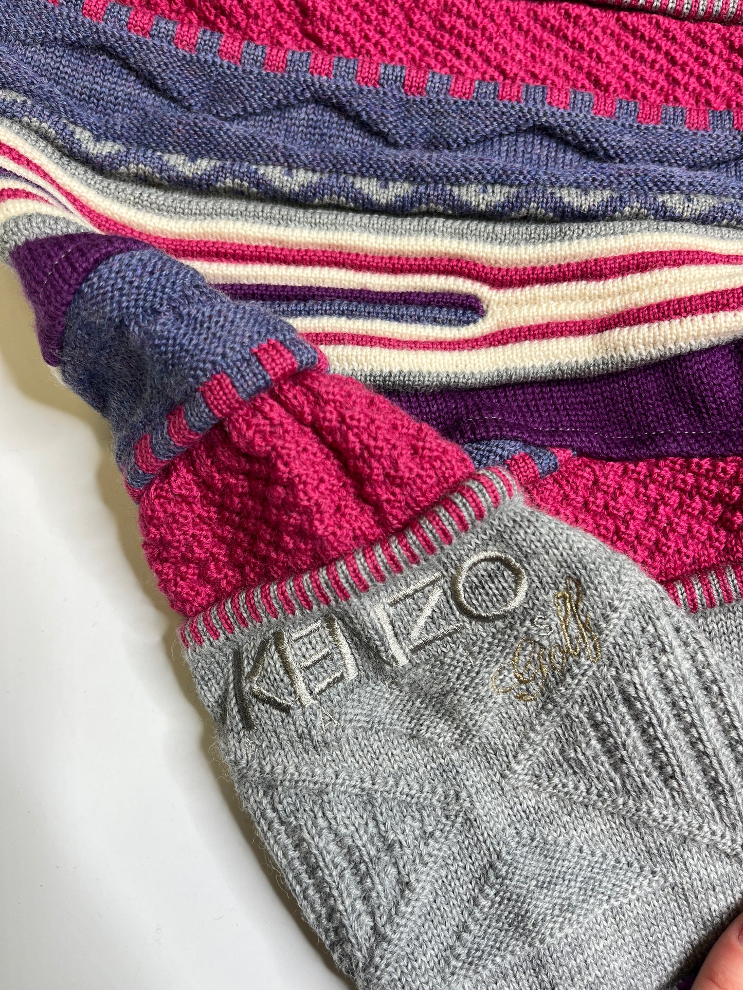 JAPANESE KENZO COOGI STYLE SWEATER (2, S)