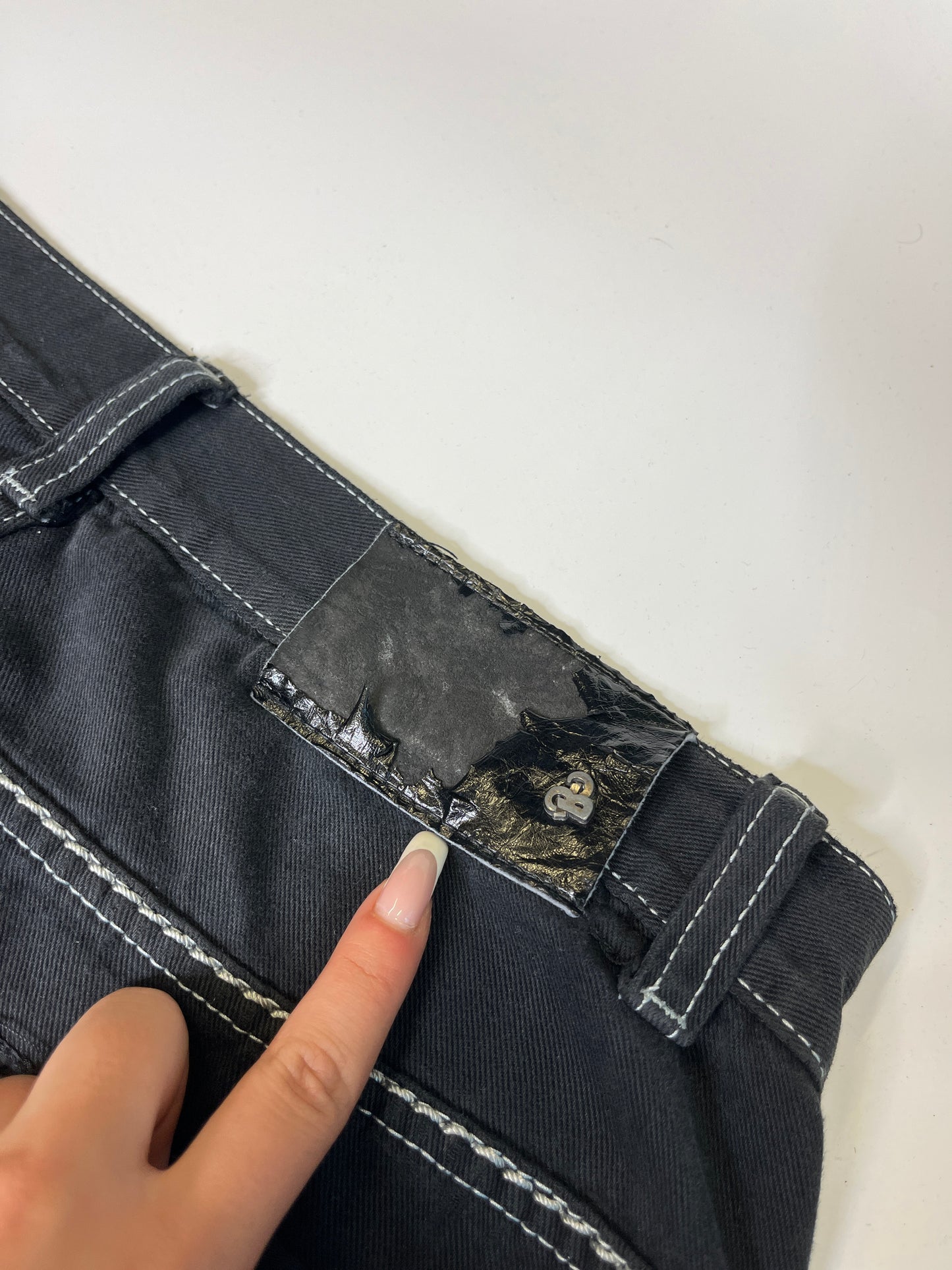 PLAY BIGG EMBOIDERY JEANS (w34, L)