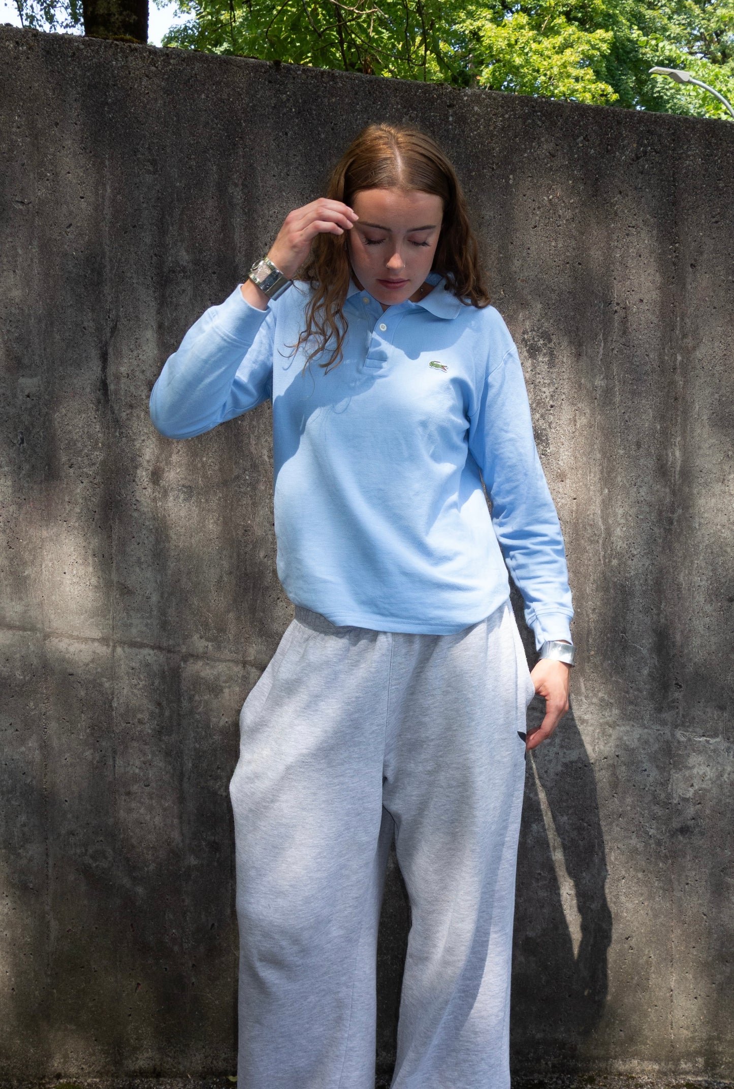 LACOSTE LONGSLEEVE BABYBLUE (M)