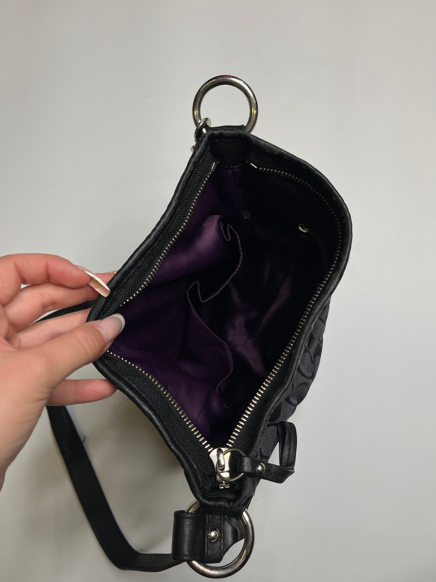COACH MONOGRAM LEATHER PURSE