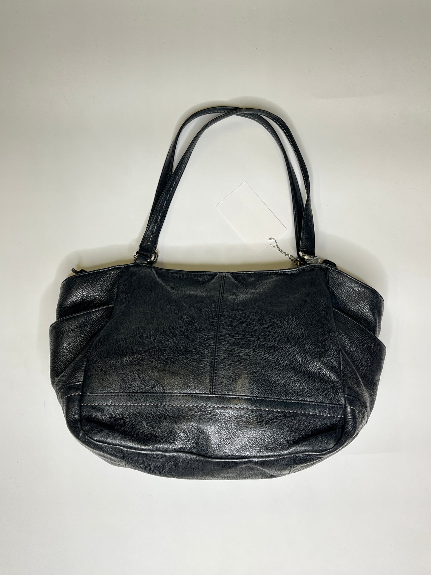 BLACK LEATHER COACH PURSE
