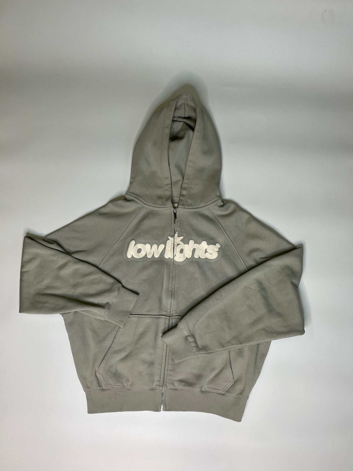 LOW LIGHTS ZIP UP HOODIE (M)