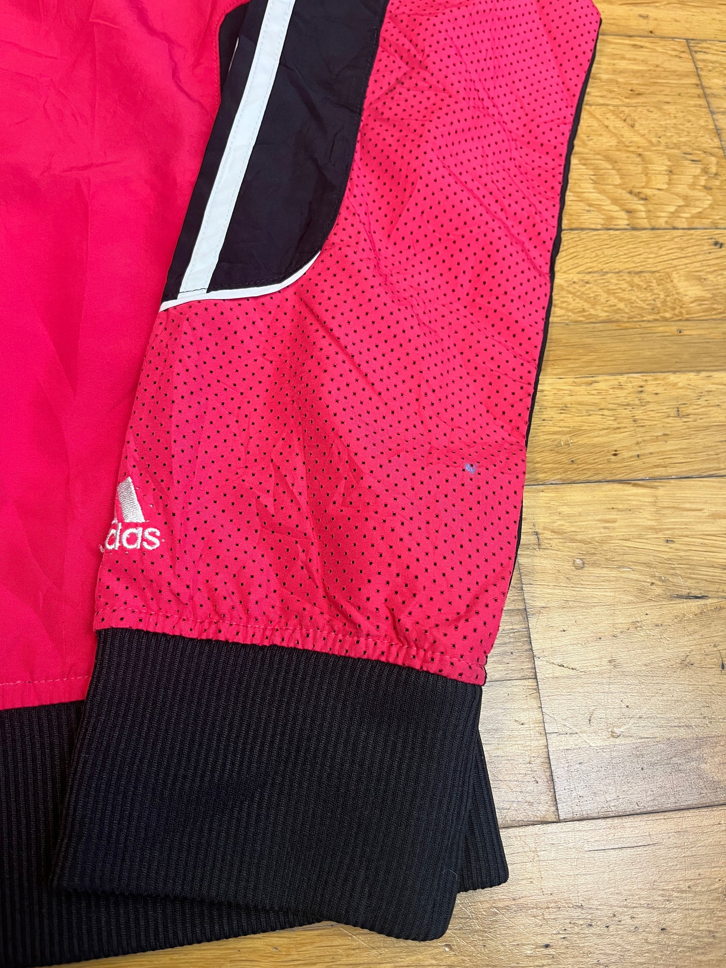 ADIDAS 2000s SPELLOUT zIPPER PINK (S)
