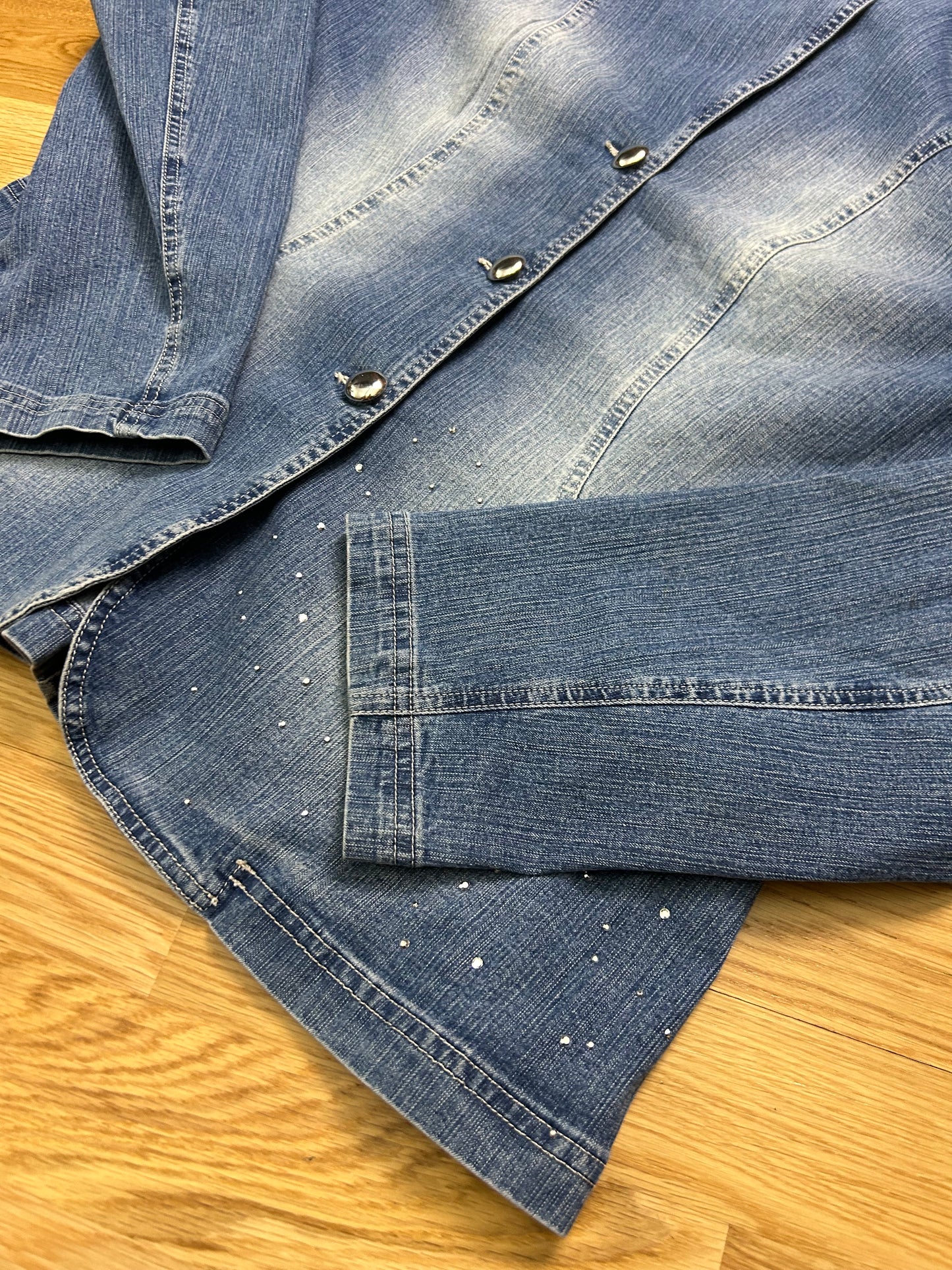 RHINESTONE JEANS BLAZER STRETCHY (M-L)