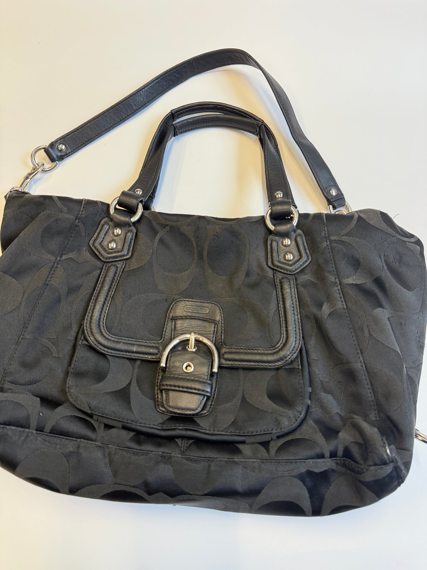 COACH MONOGRAM PURSE BLACK