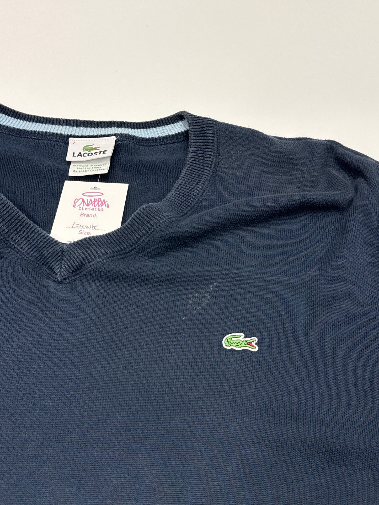 LACOSTE KNIT SWEATER (M-L)