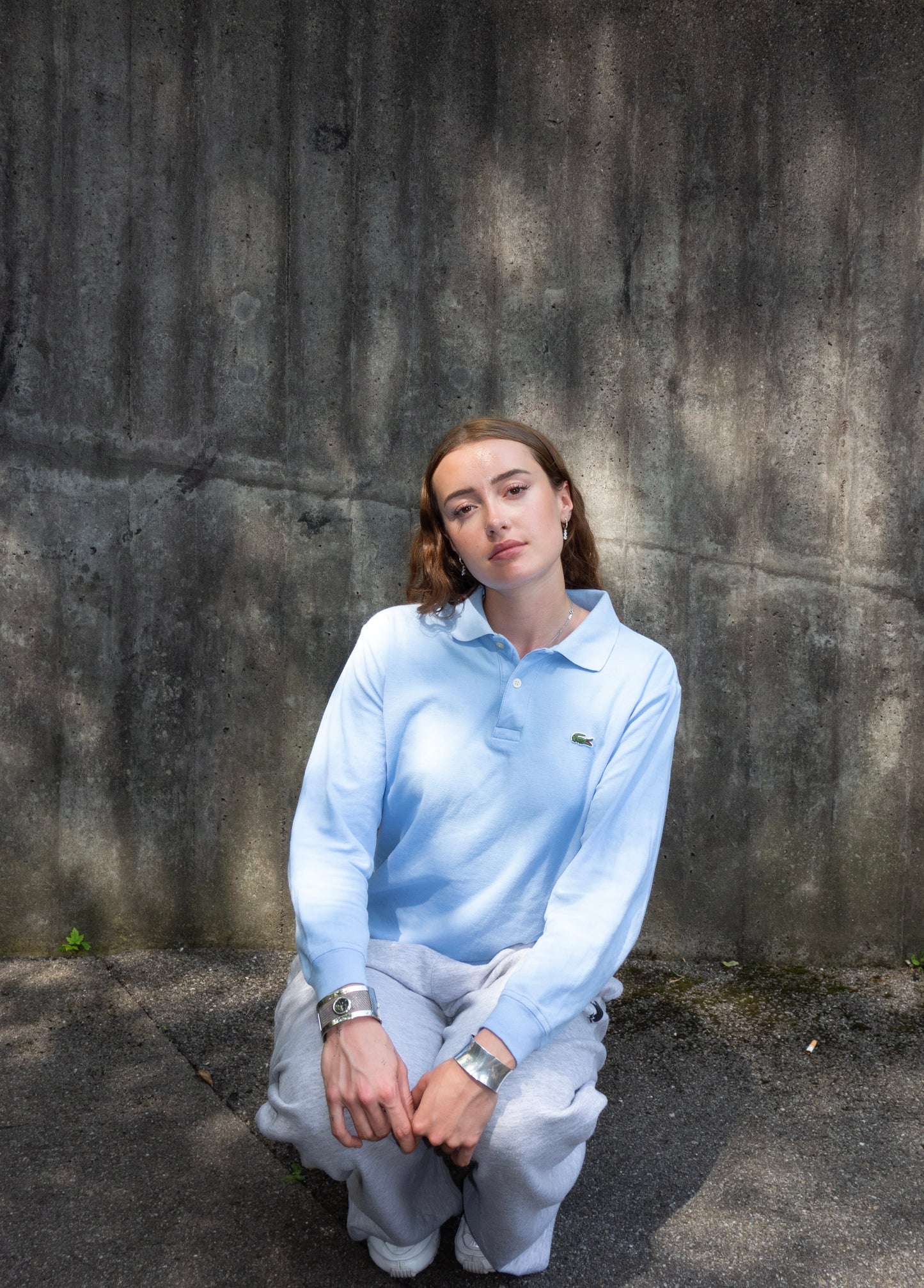 LACOSTE LONGSLEEVE BABYBLUE (M)