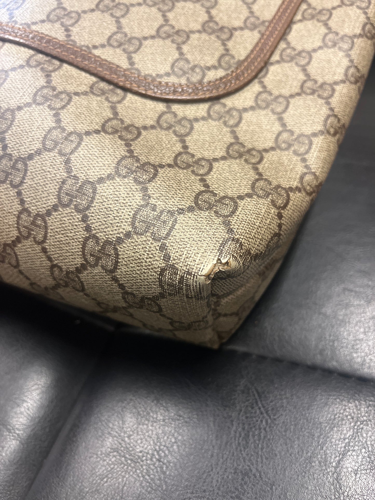 GUCCI MONOGRAM TOTE BAG