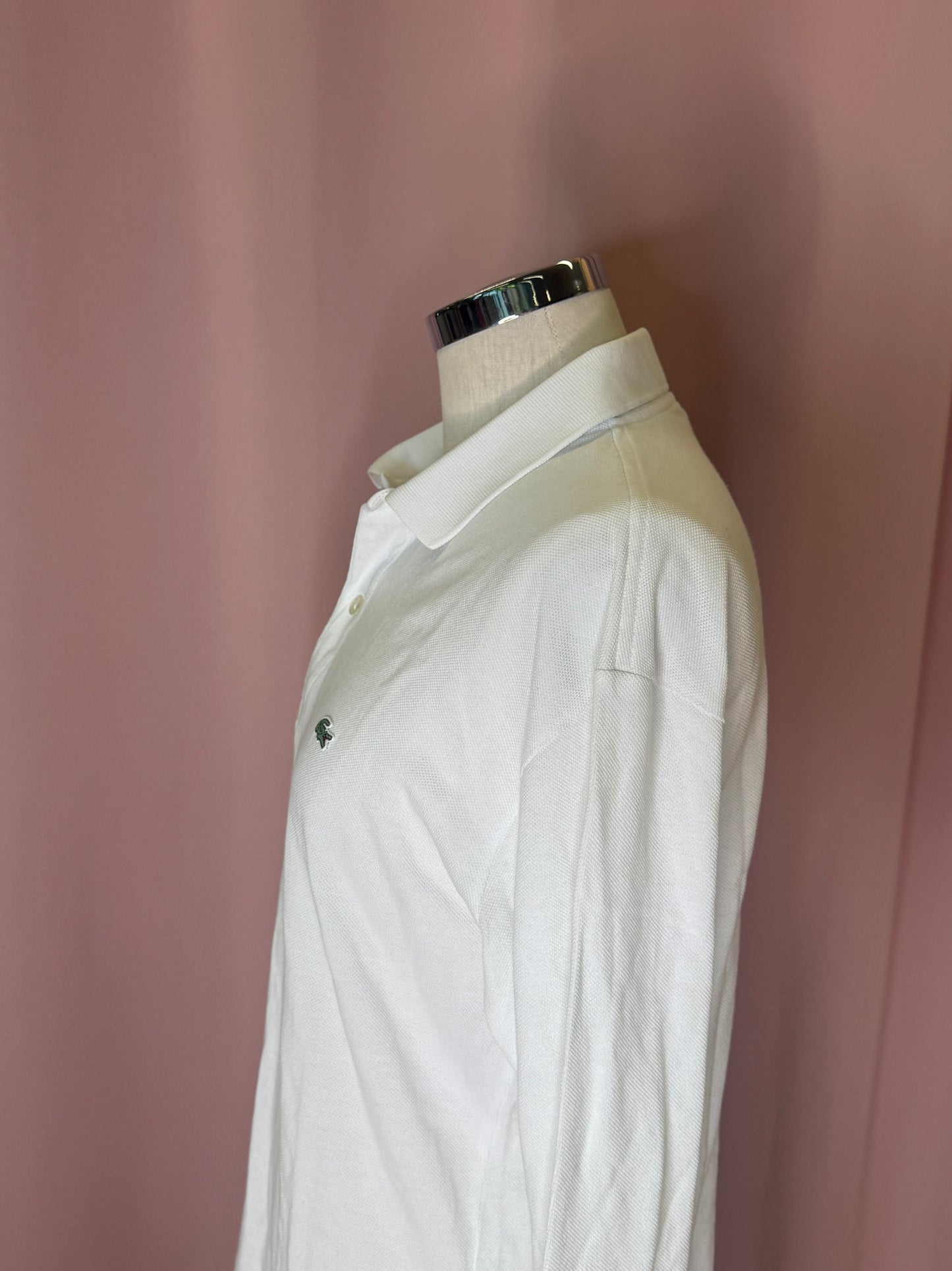 LACOSTE LONGSLEEVE WHITE (~M)