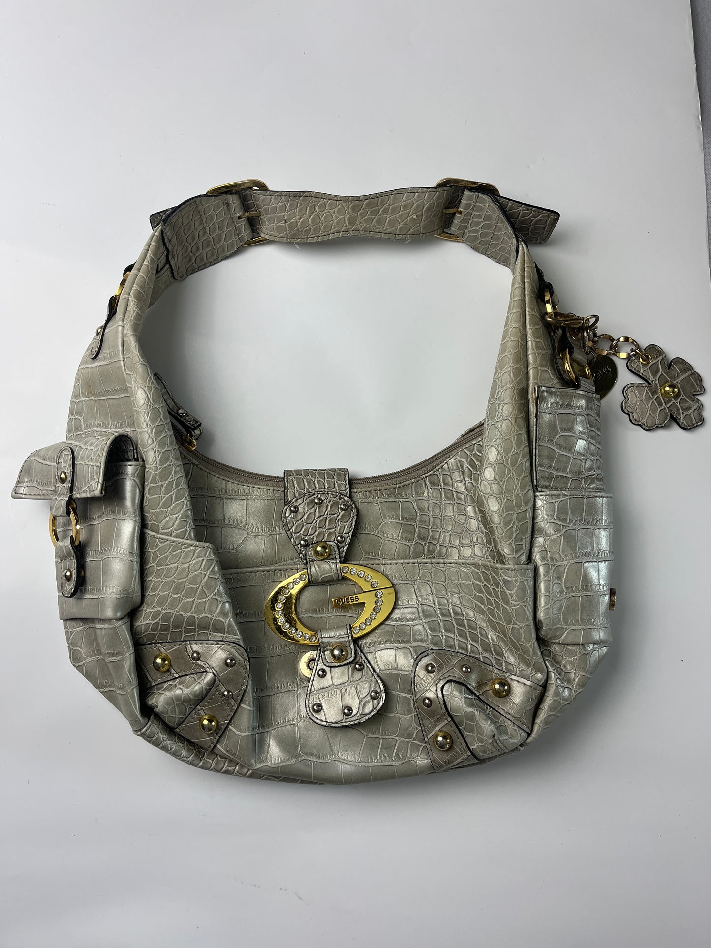 GUESS BAG GOLD RHINESTONE