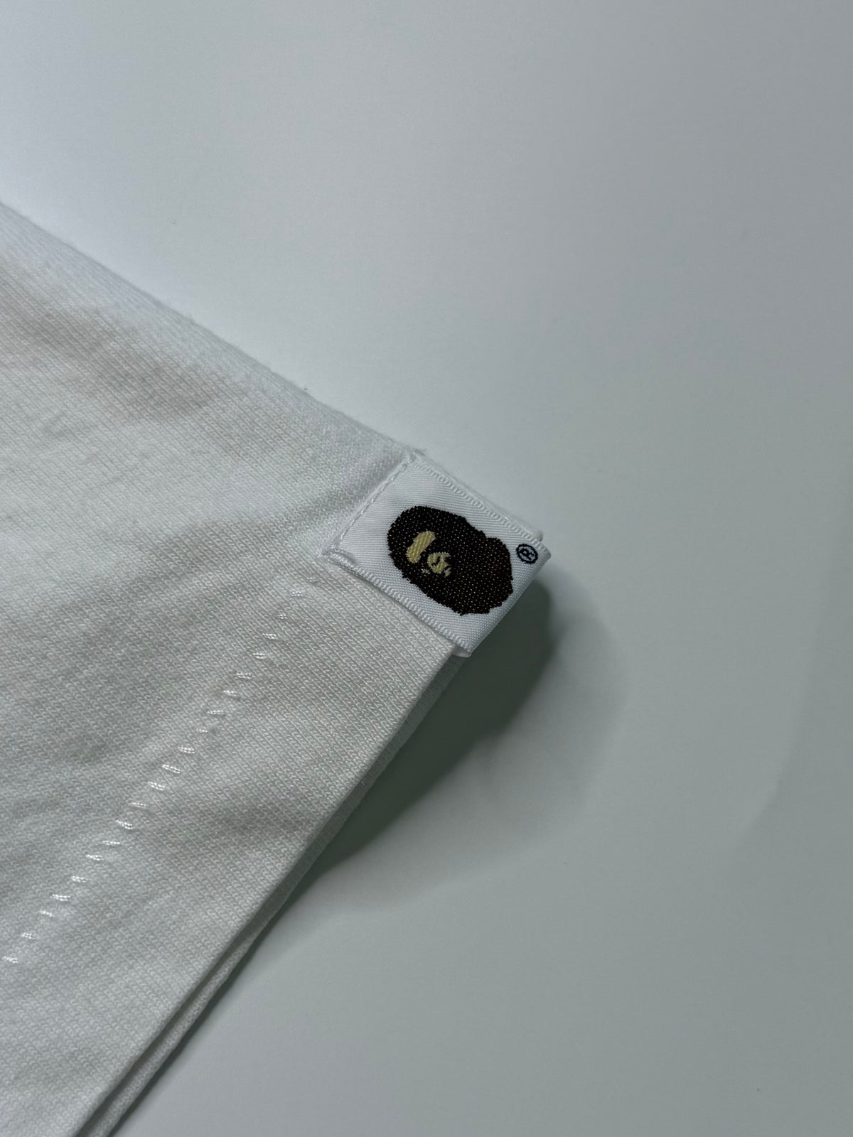 BAPE COLLEGE LOGO TEE – GREEN CAMO (L)