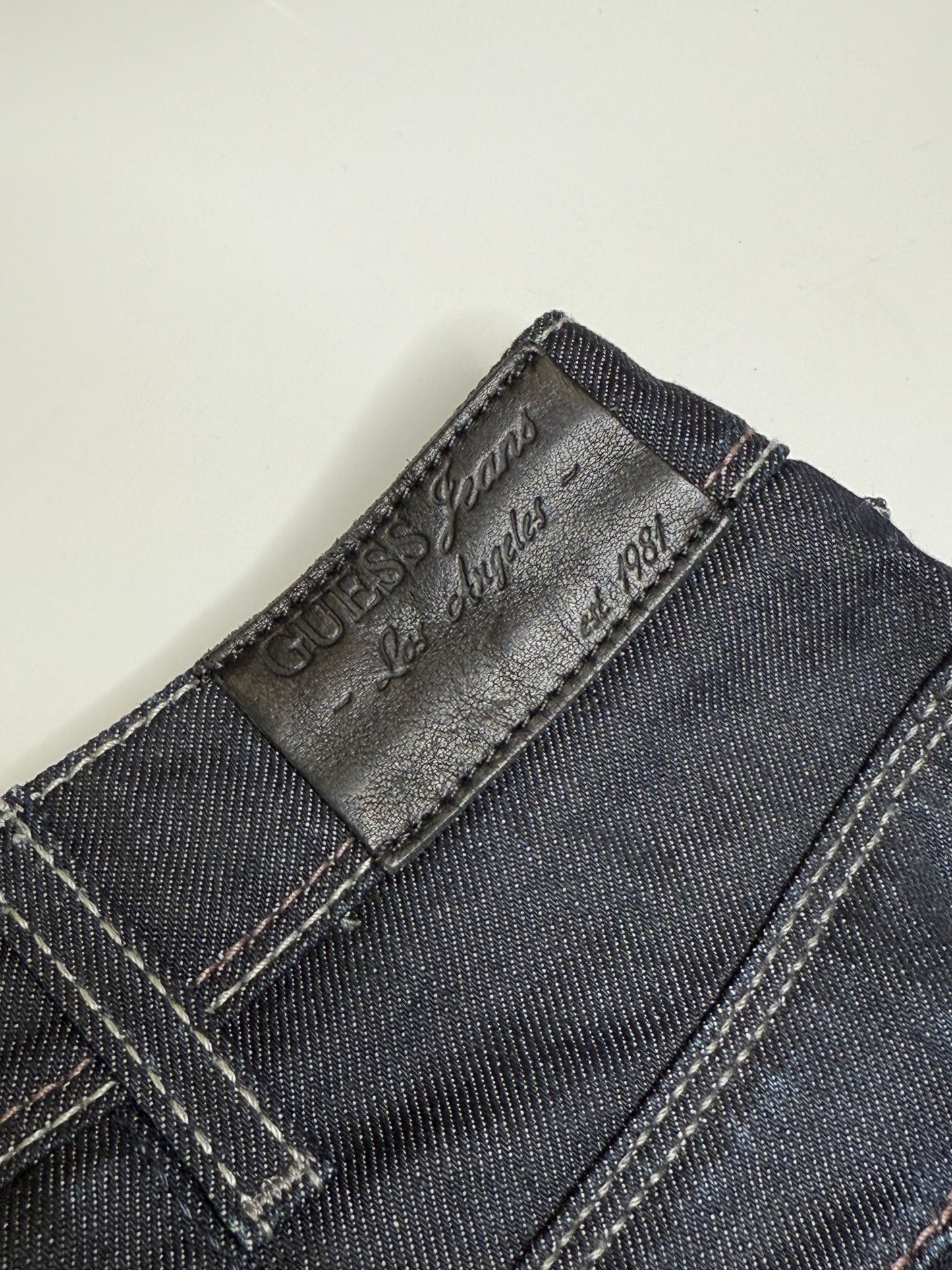 VINTAGE GUESS JEANS SKIRT (29, ~S-M)