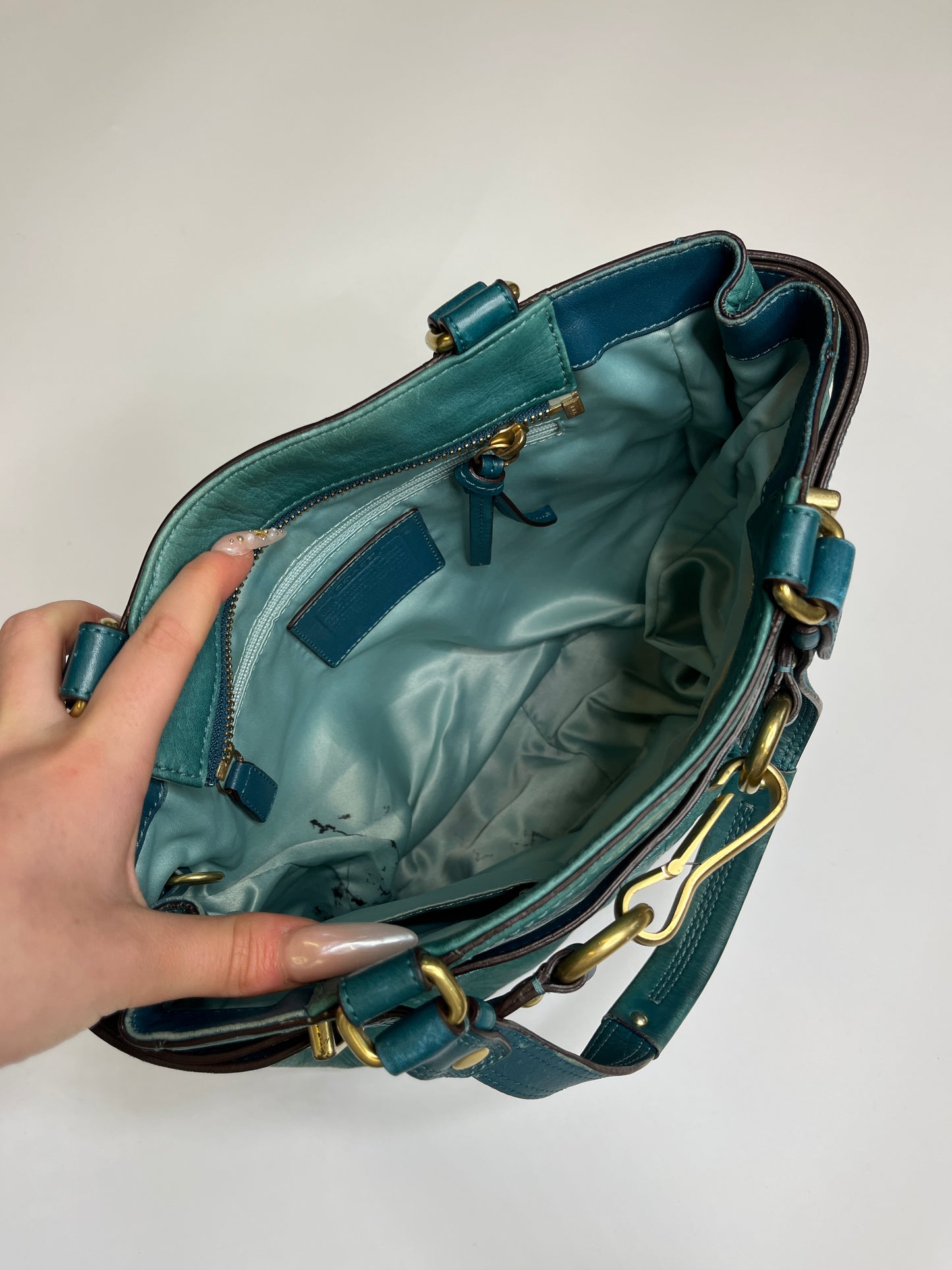 GENUINE LEATHER COACH PURSE