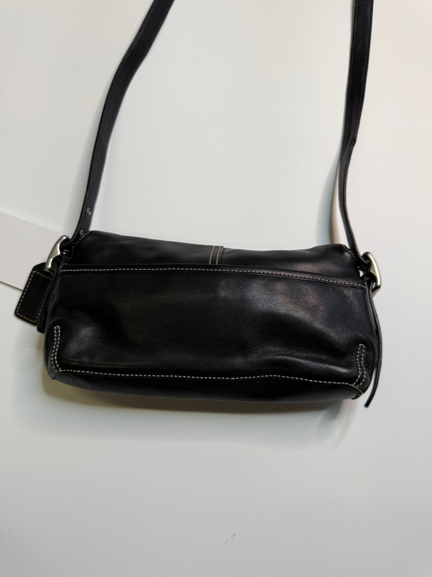 COACH REAL LEATHER CROSSBODY PURSE